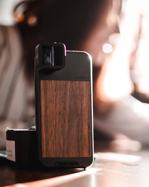 Brown and Black Smartphone Case