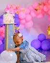 Charming First Birthday Celebration with Balloons