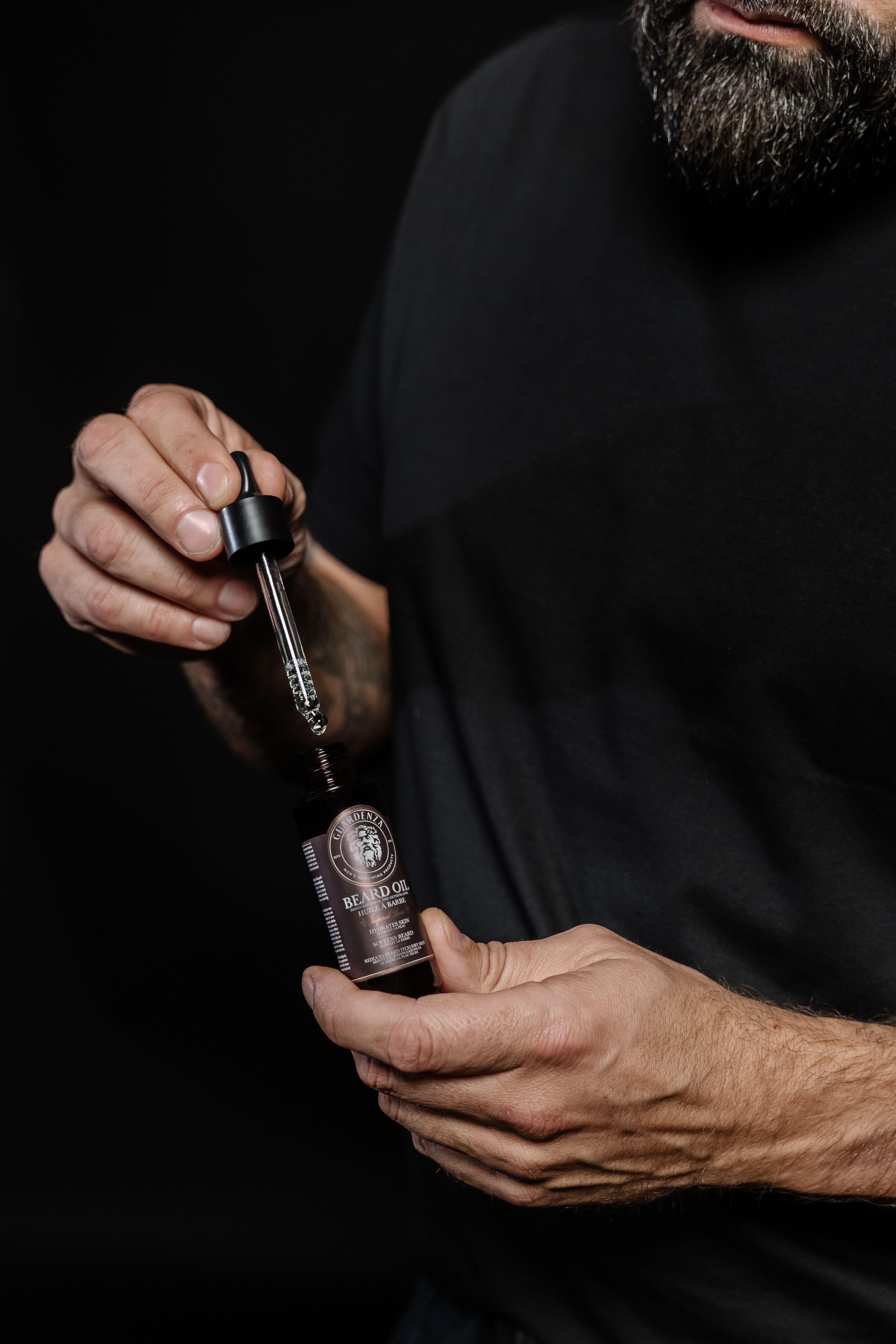 Soins de la barbe naturels - illustration