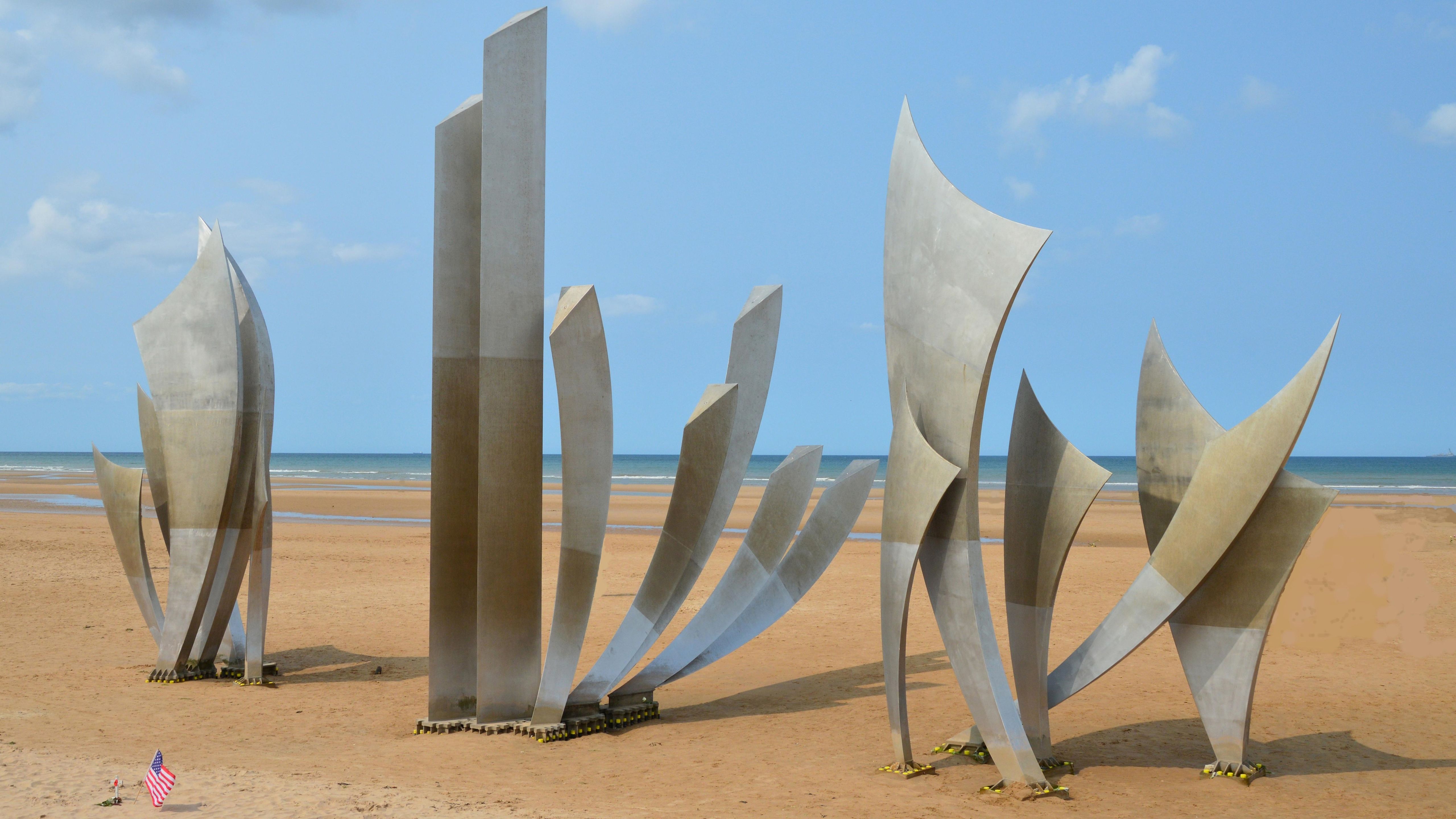 Plaża Omaha Beach w okolicy