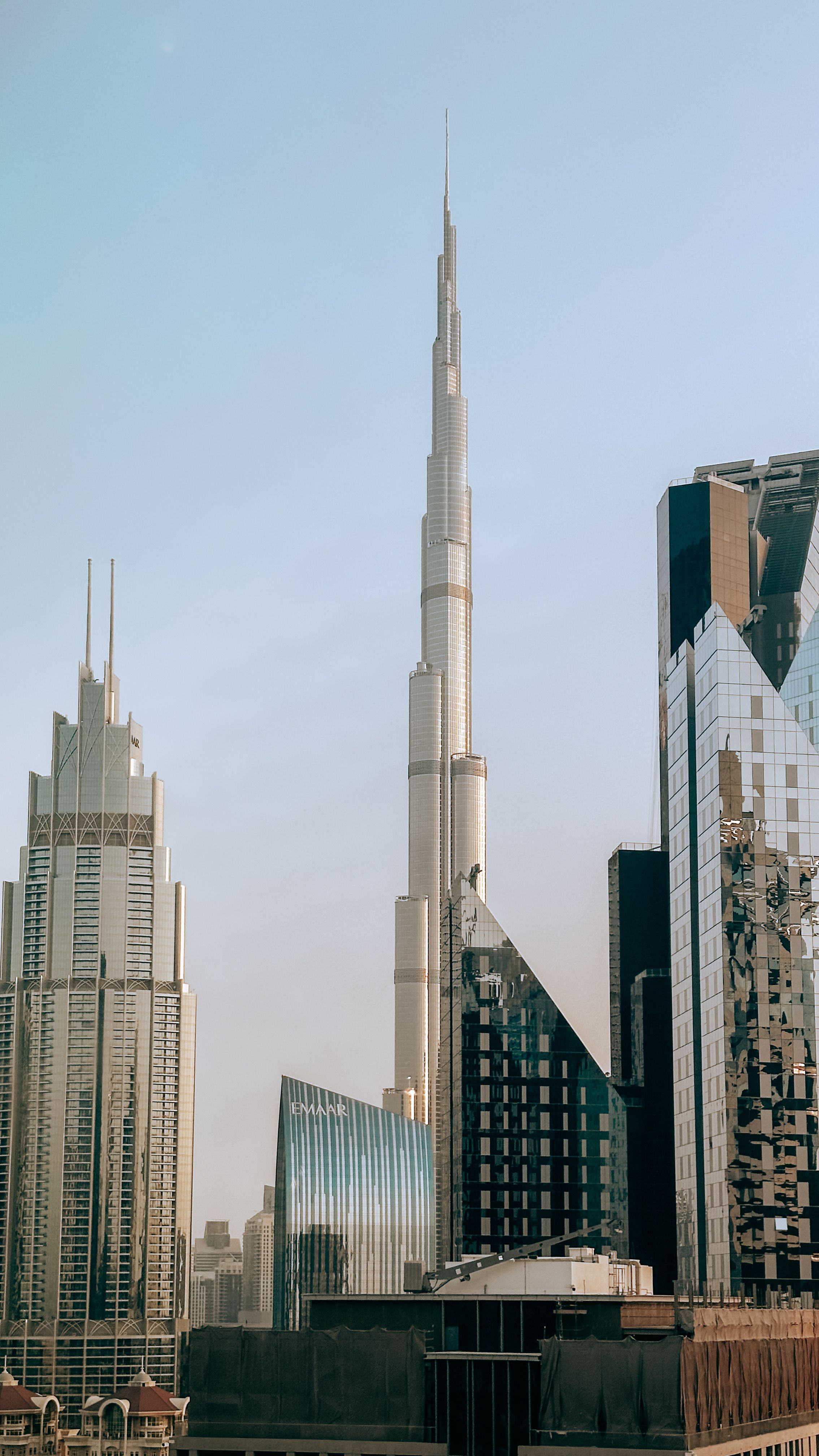 Iconic View of Burj Khalifa in Dubai
