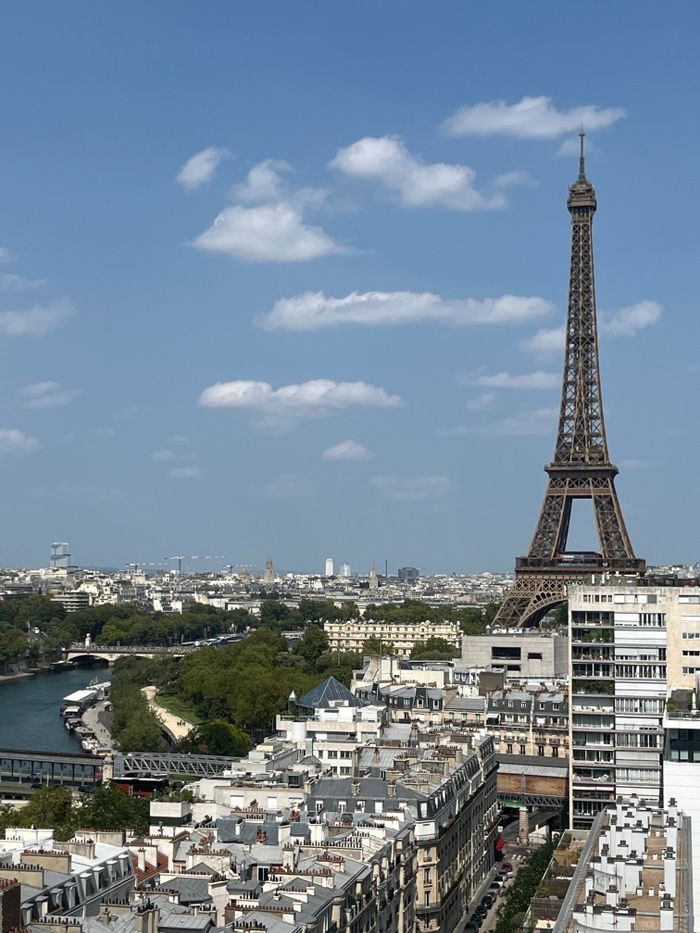 Paris skyline with the Eiffel Tower