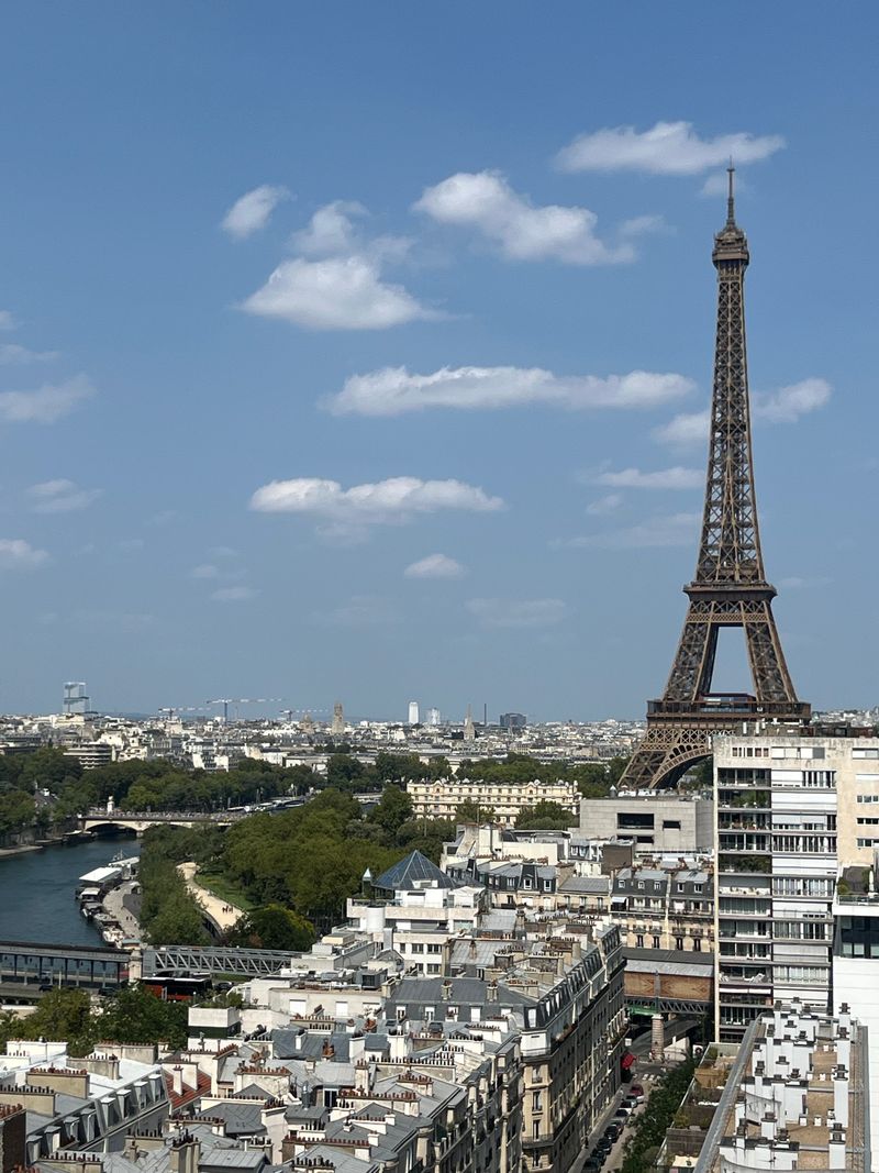 Paris skyline with the Eiffel Tower