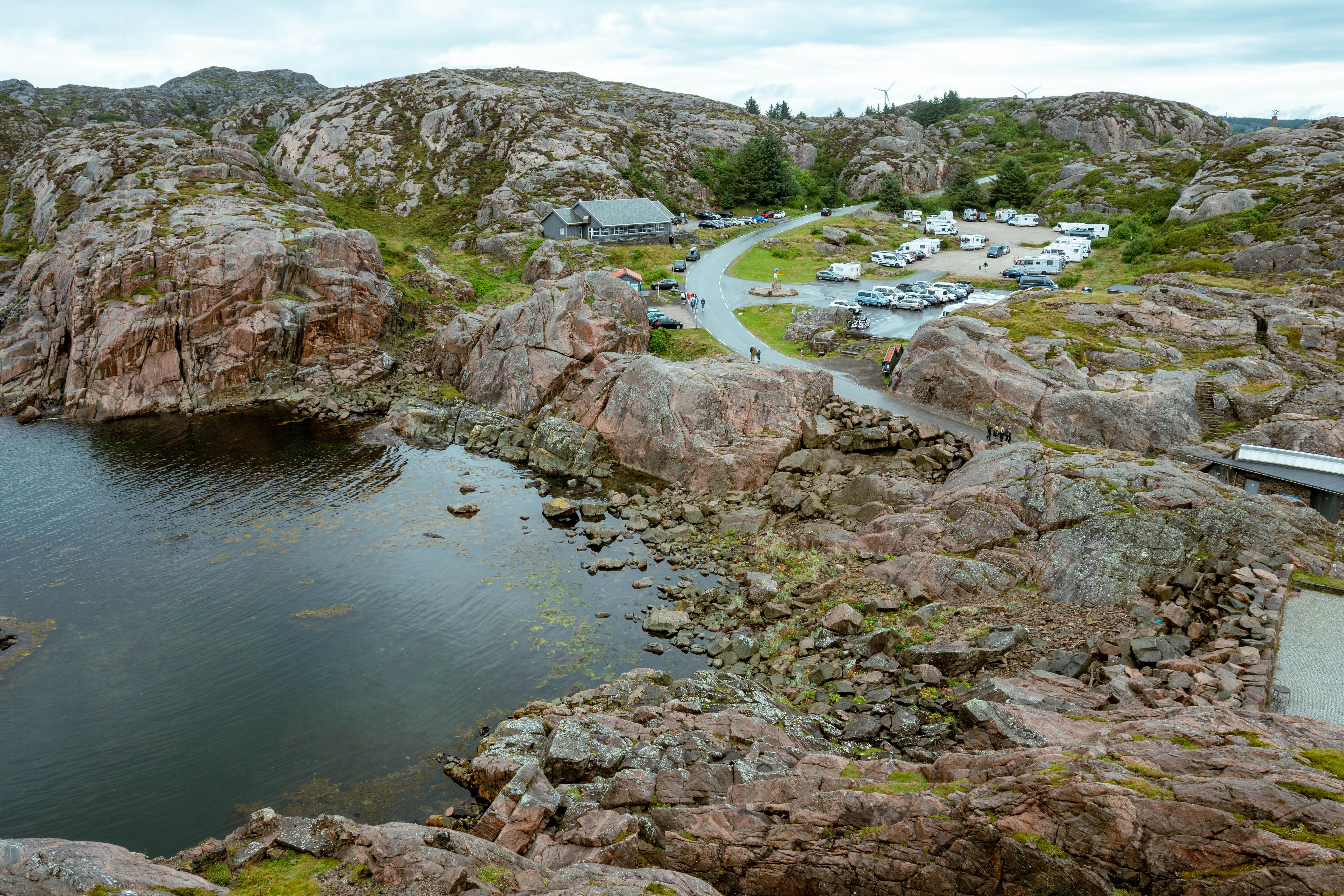 Scenic View of Rocky Coastline in Lindesnes, Norway  Free Stock Photo