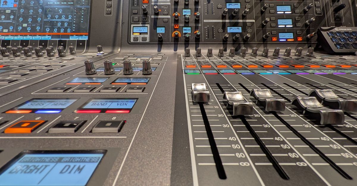 Console Audio Professional Audio Mixing Console Close-Up · Free Stock Photo