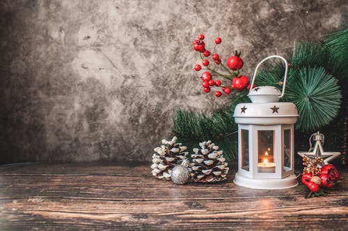 Foto profissional grátis de abajur, decorações de Natal, decorativo