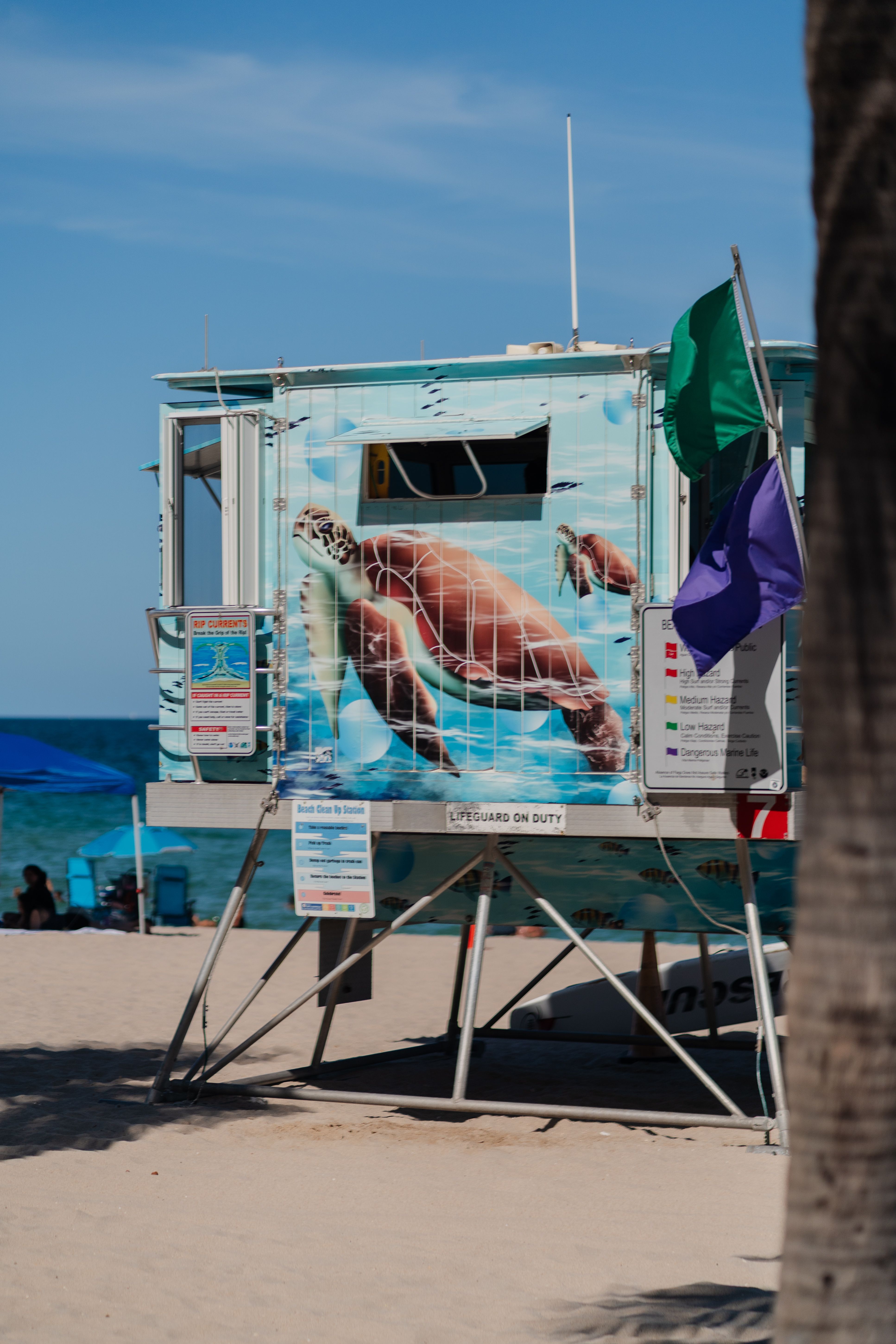 Florida beach lifeguard station