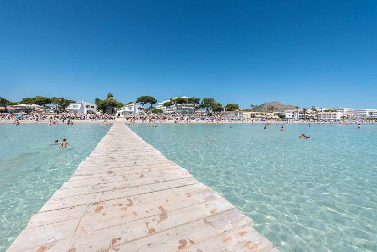 Noord Mallorca met breed zandstrand