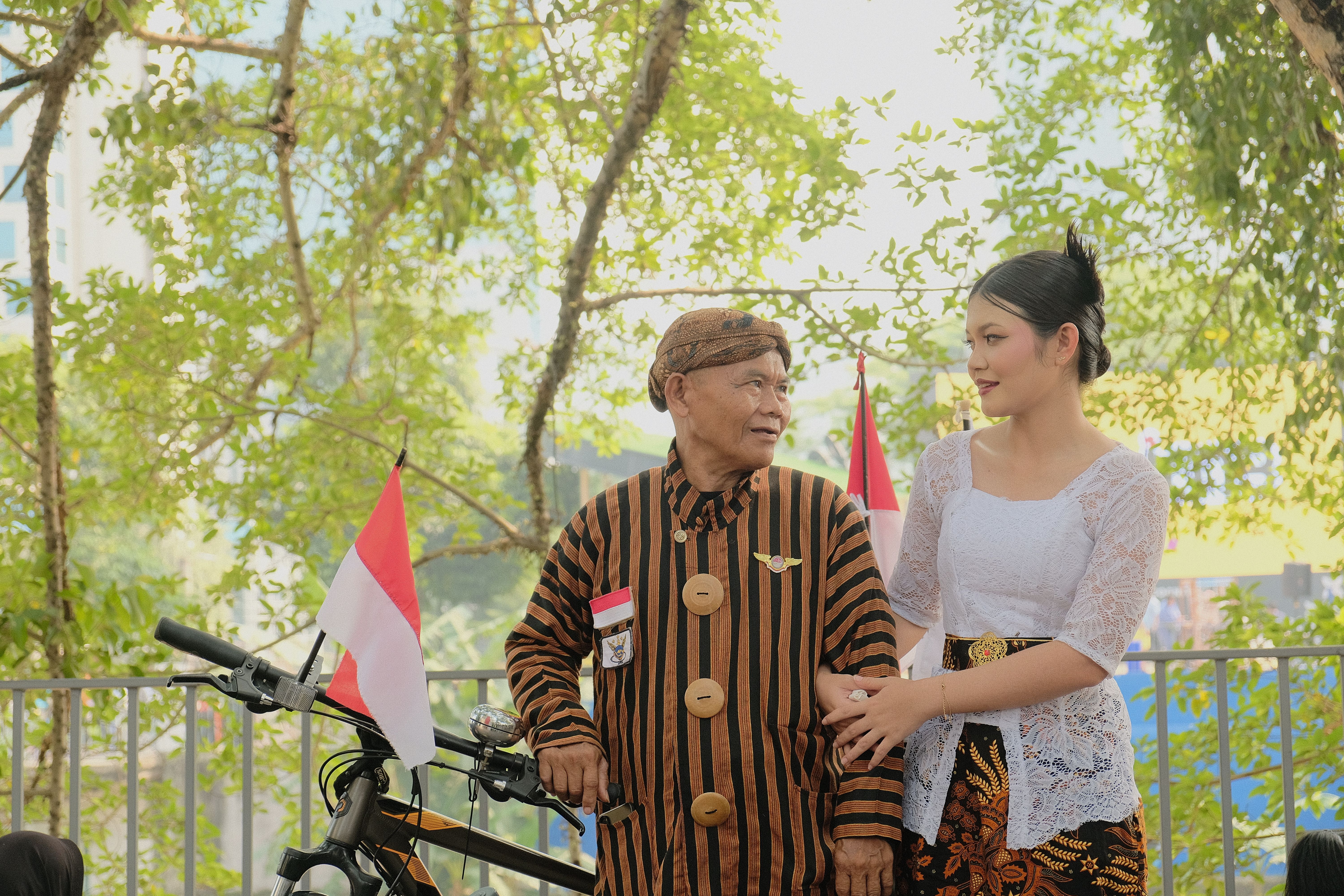 Traditional Indonesian Attire on Independence Day Celebration