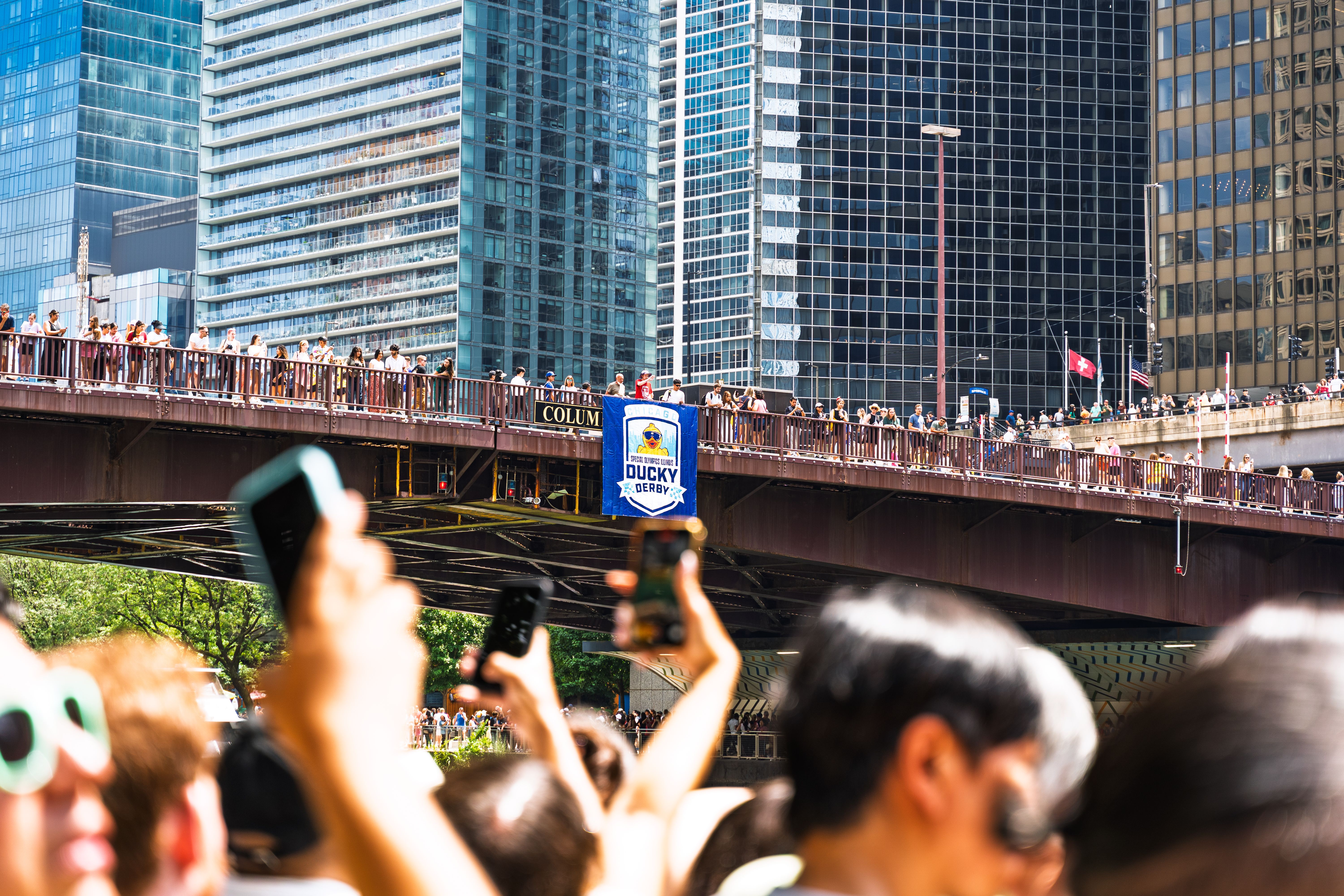 Chicago Rubber Duck Race at Columbus Bridge