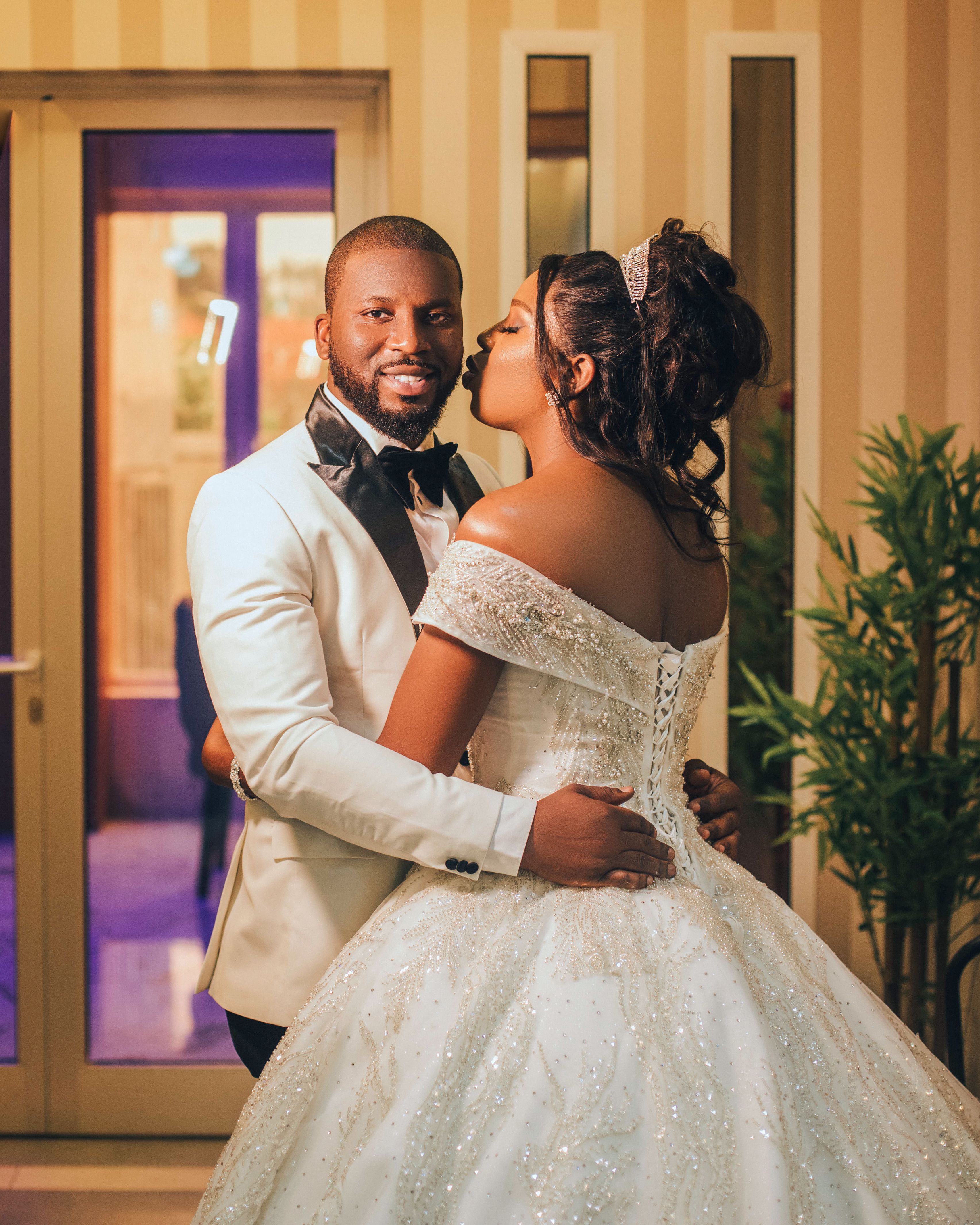 black couple wedding dress Elegant Portrait Indoors · Free Stock Photo Virgin Islands