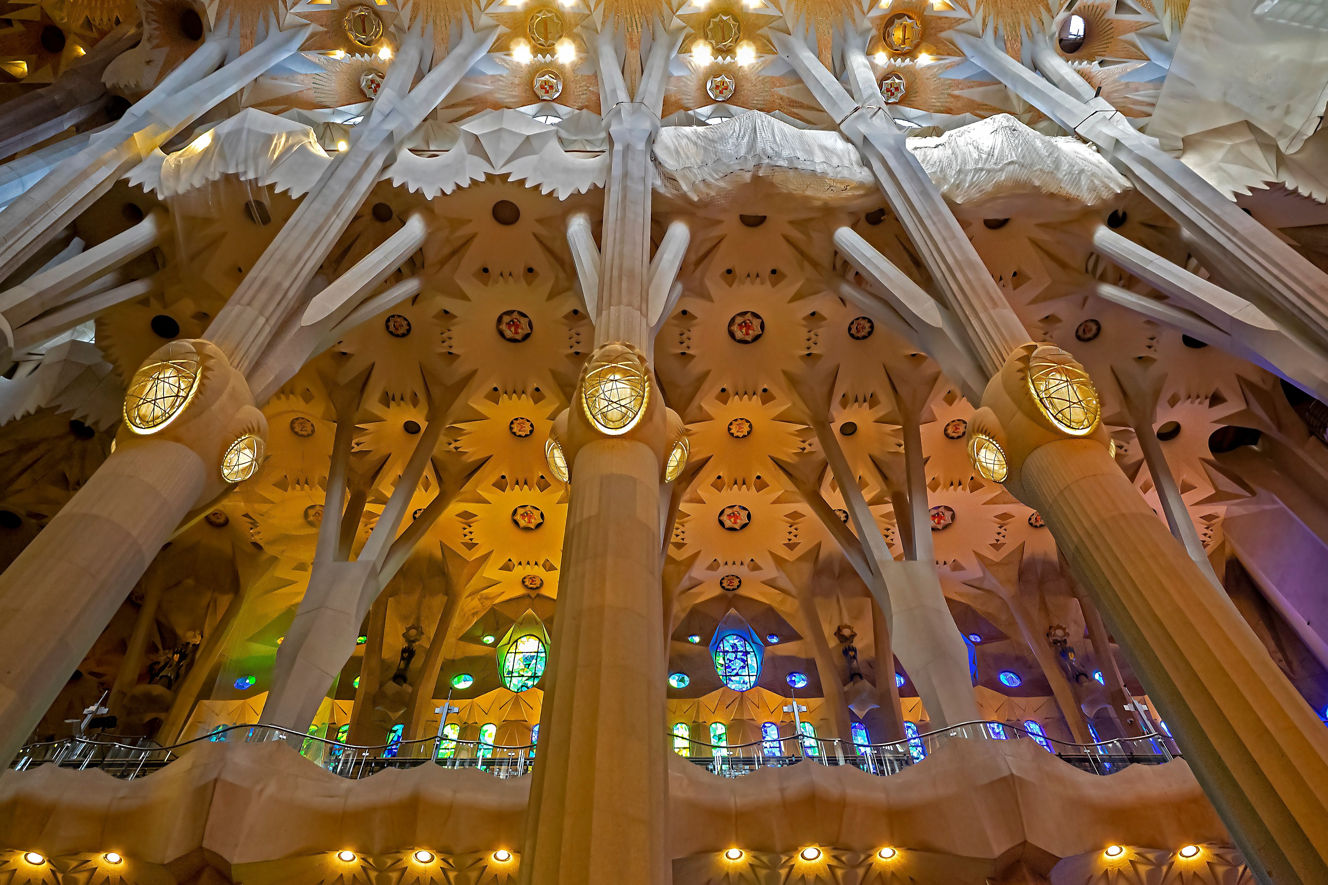 Interior of Sagrada Familia · Free Stock Photo