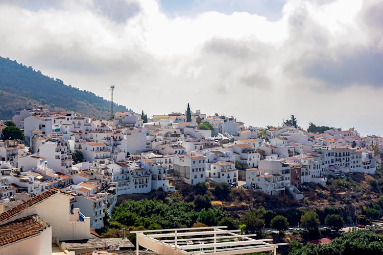 View Of Peaceful White Andalusia Town