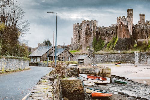 Foto d'estoc gratuïta de aigua, castell, ciutat