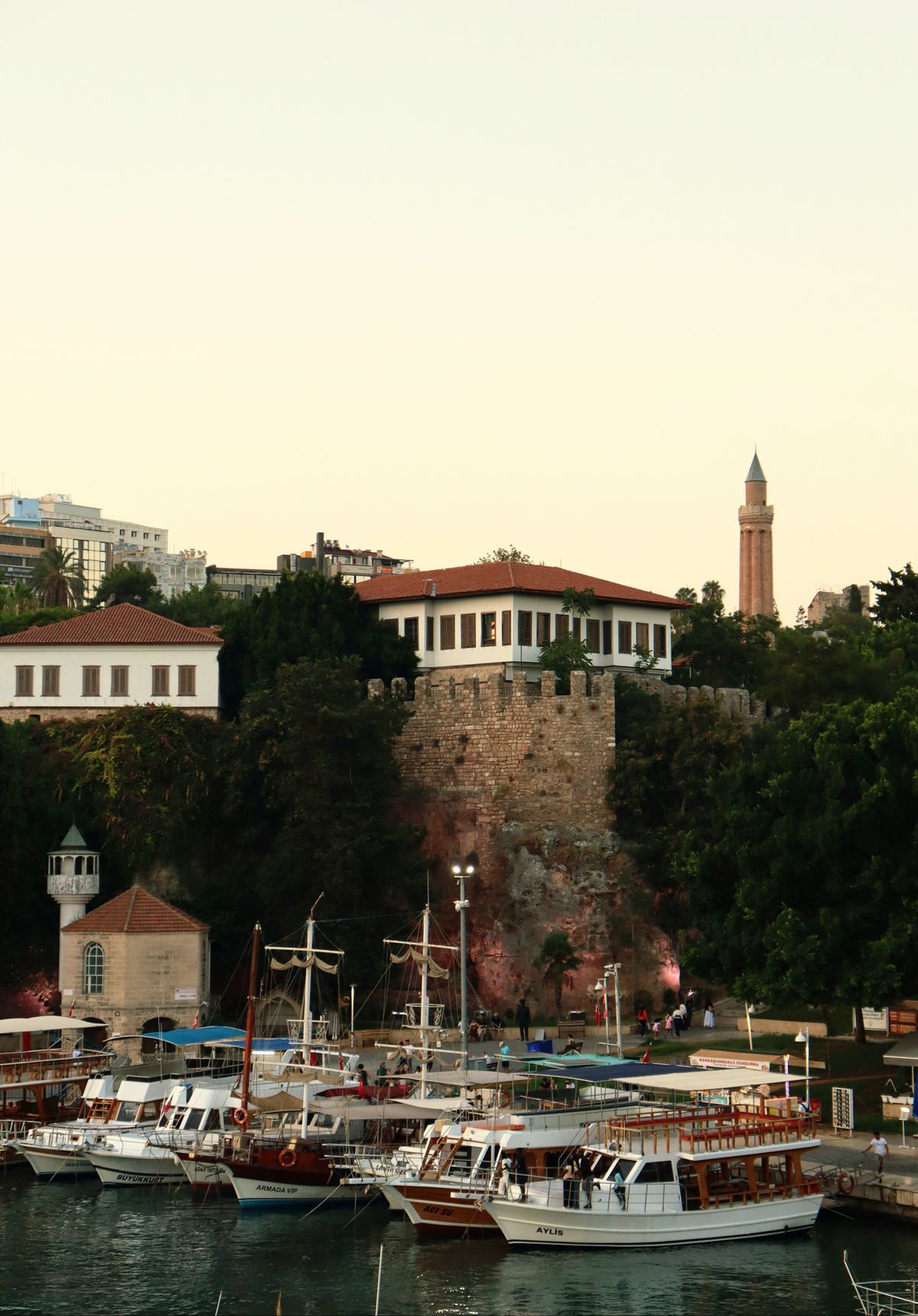 Kaleici Antalya - portul vechi la apus