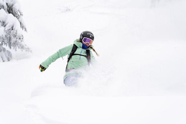 Expert Freeride: Wide Skis