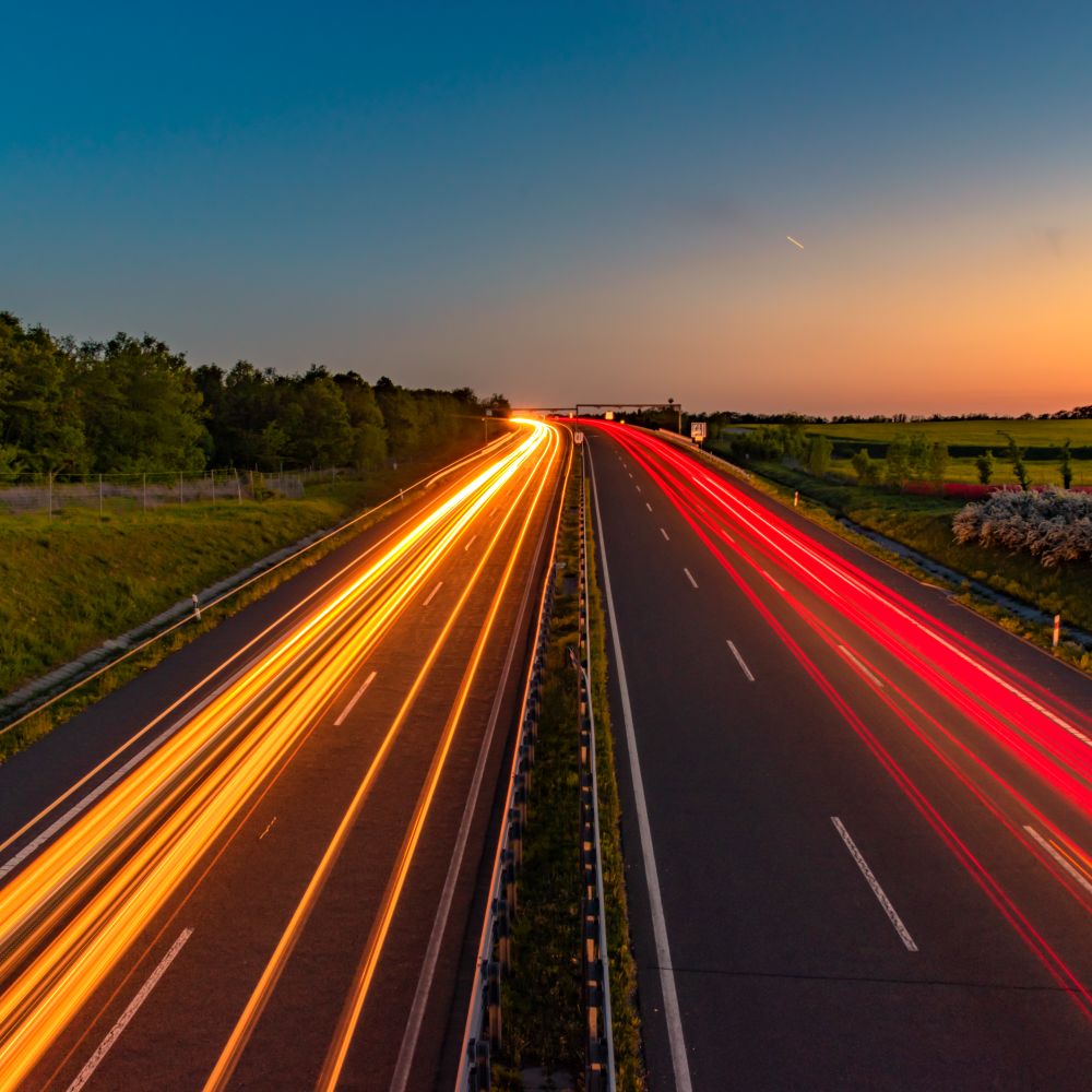 London to Warrington — removal van on the motorway for a long-distance move