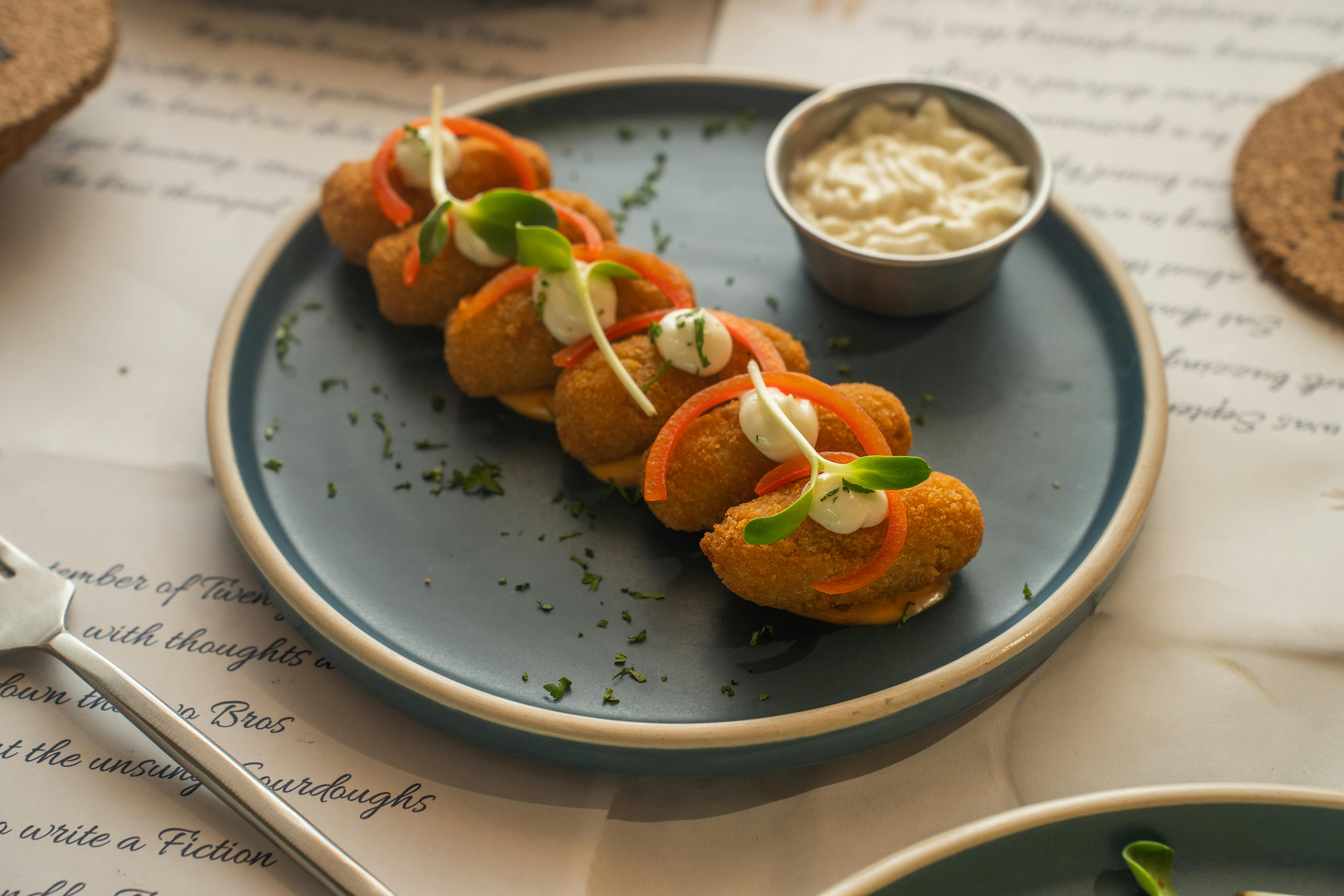 gourmet food plating