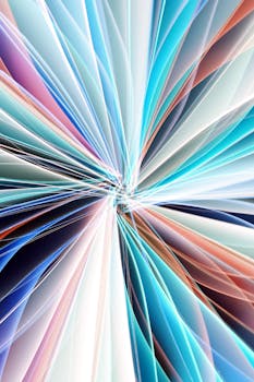 Colorful abstract design with dynamic light burst effect in Guaratuba, Brazil.