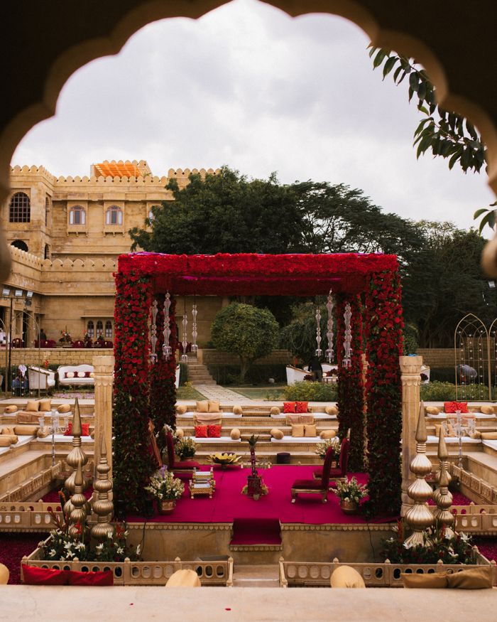 Popular wedding planner in Kochi — traditional stage décor
