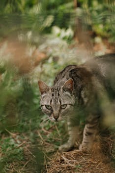 Wildcat in its natural habitat