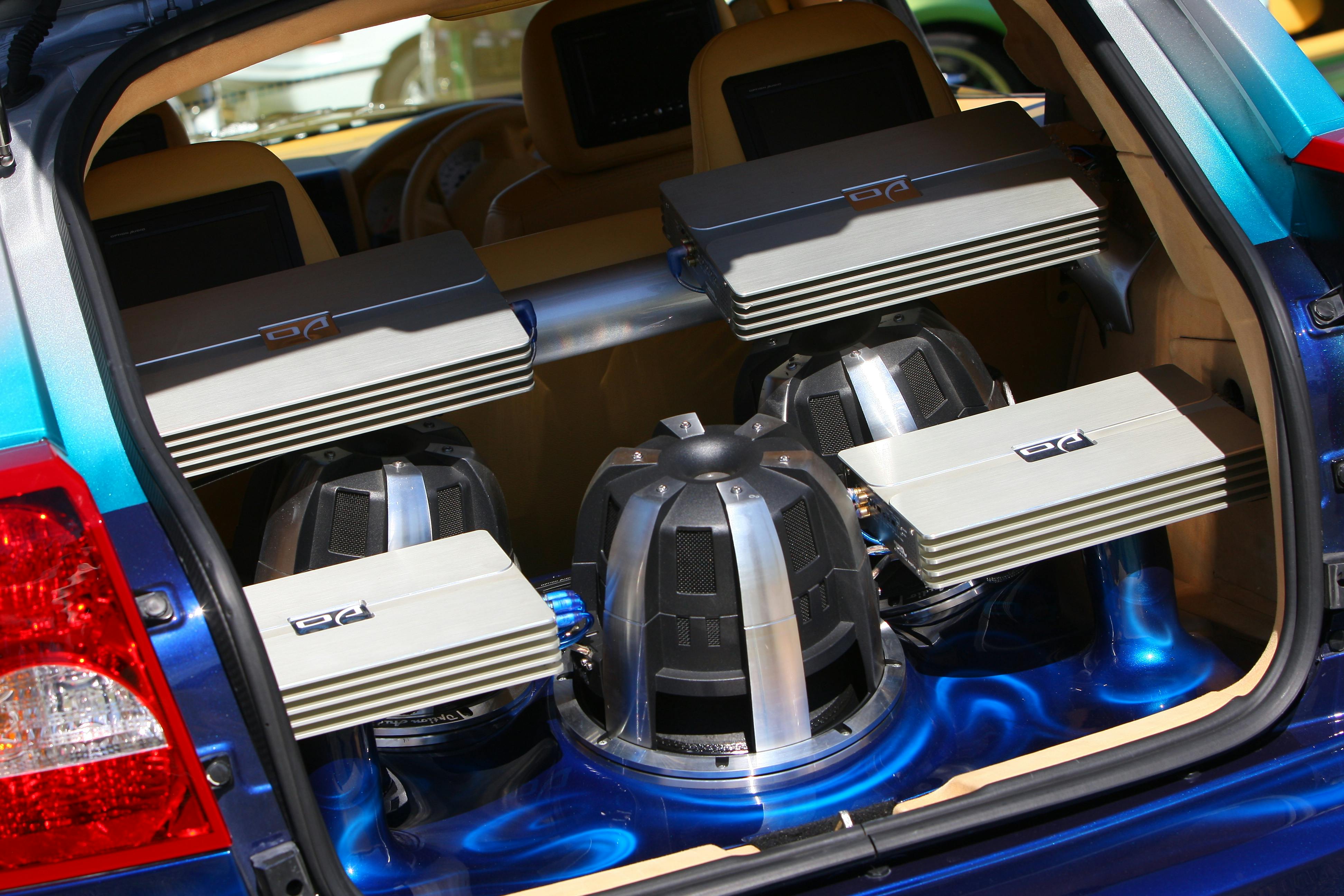 Free stock photo of audio, car stereo, sound comp