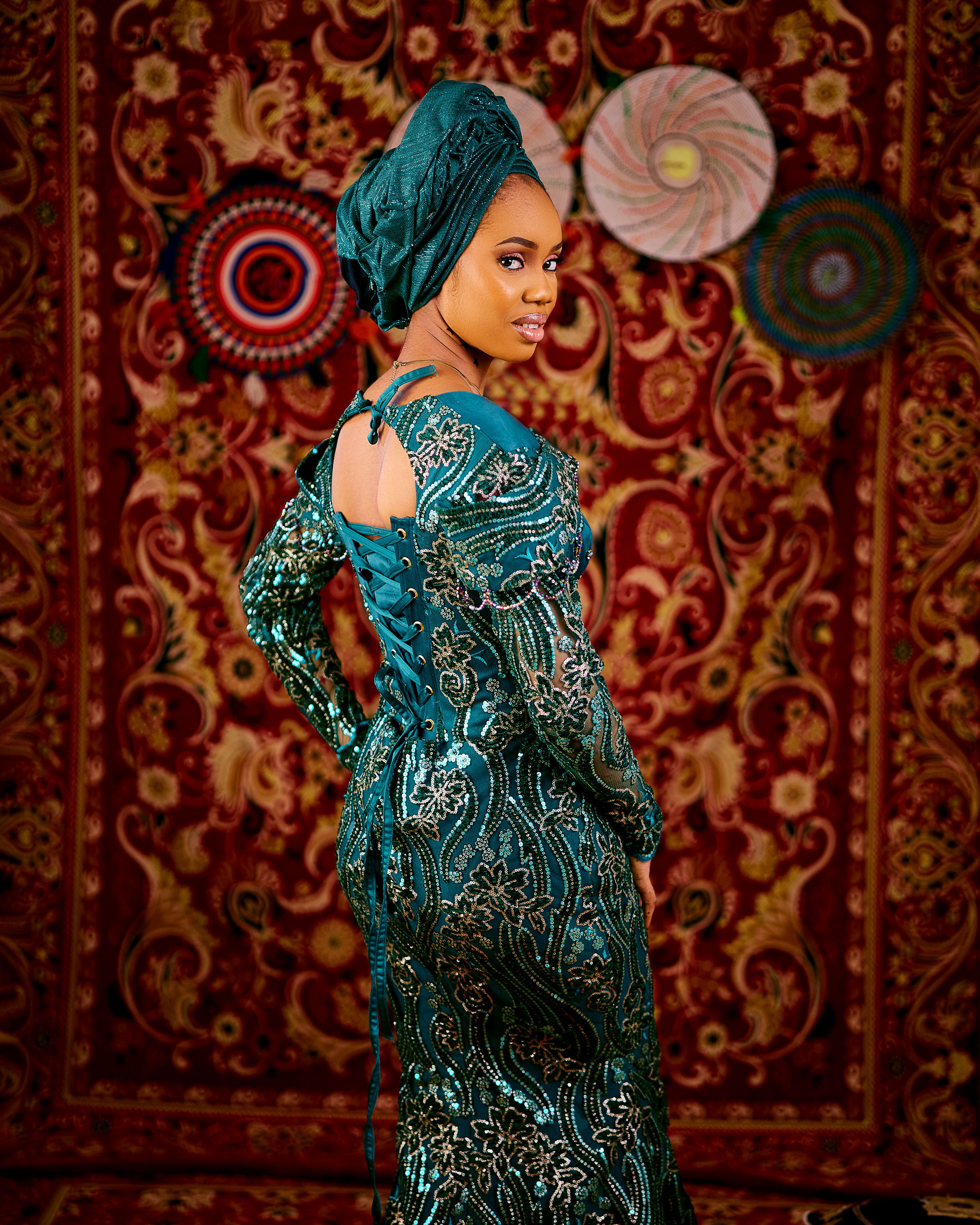 Elegant Woman in Traditional African Attire · Free Stock Photo