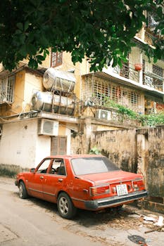 Free stock photo of 1950s car, honda