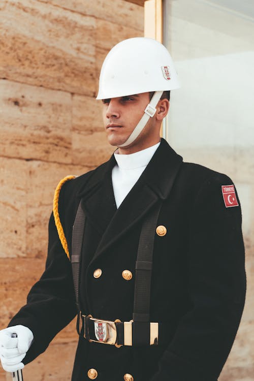 Officer in Black Uniform