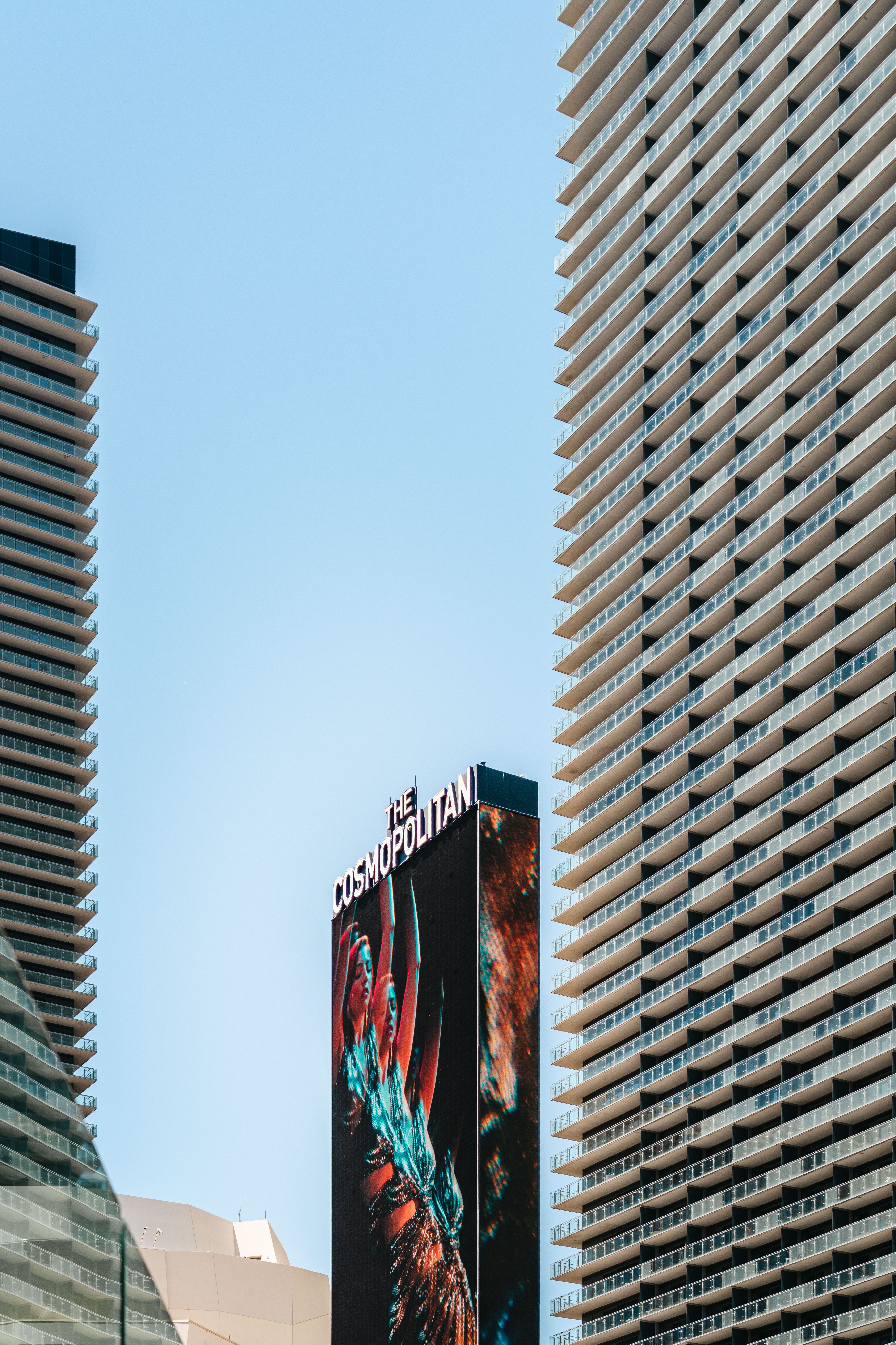 The Cosmopolitan Hotel in Las Vegas Skyline