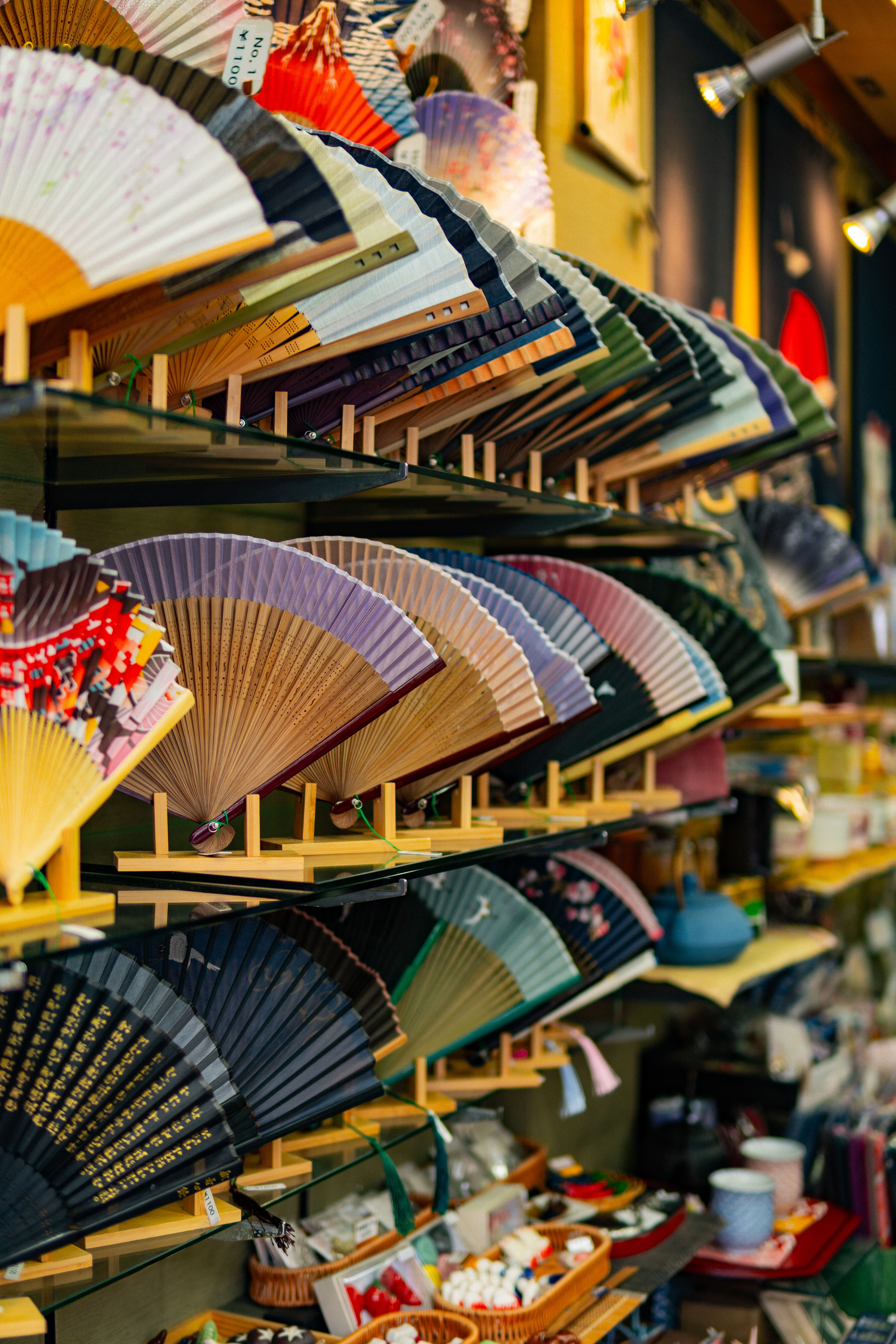 Bright Paper Fans · Free Stock Photo