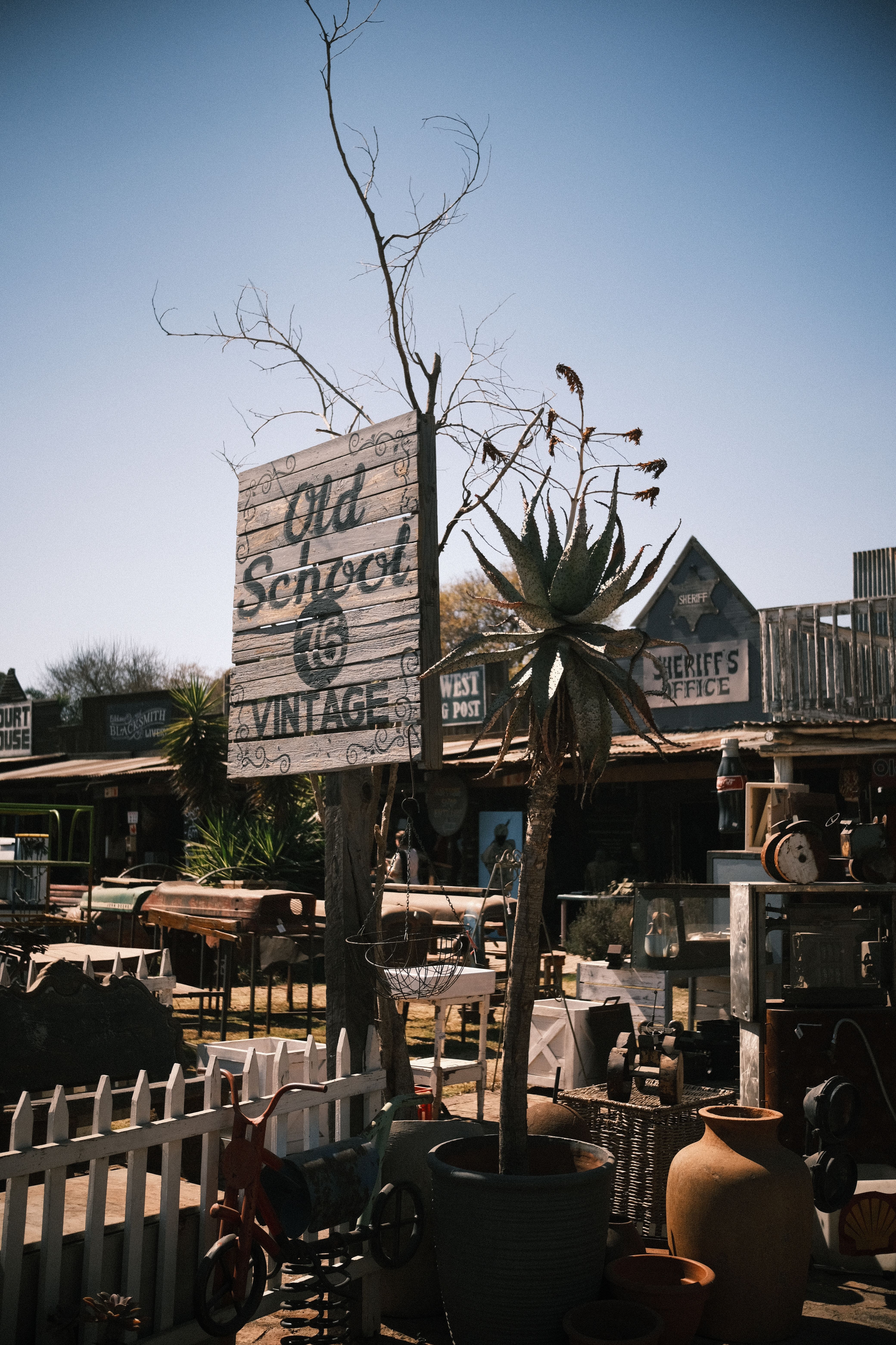 Vintage Outdoor Flea Market with Rustic Decor · Free Stock Photo
