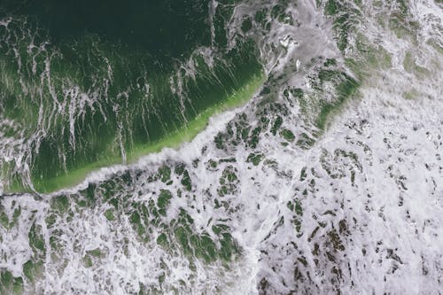 üstten Görünüm Fotoğraf Deniz Dalgaları