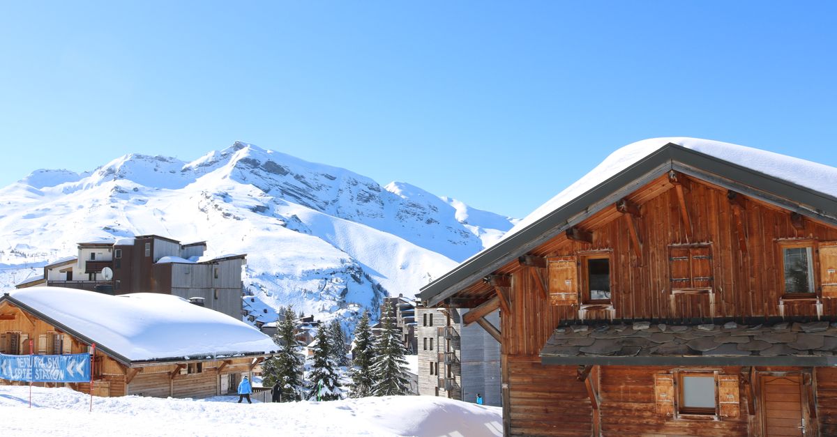Illustration : chalets montagne