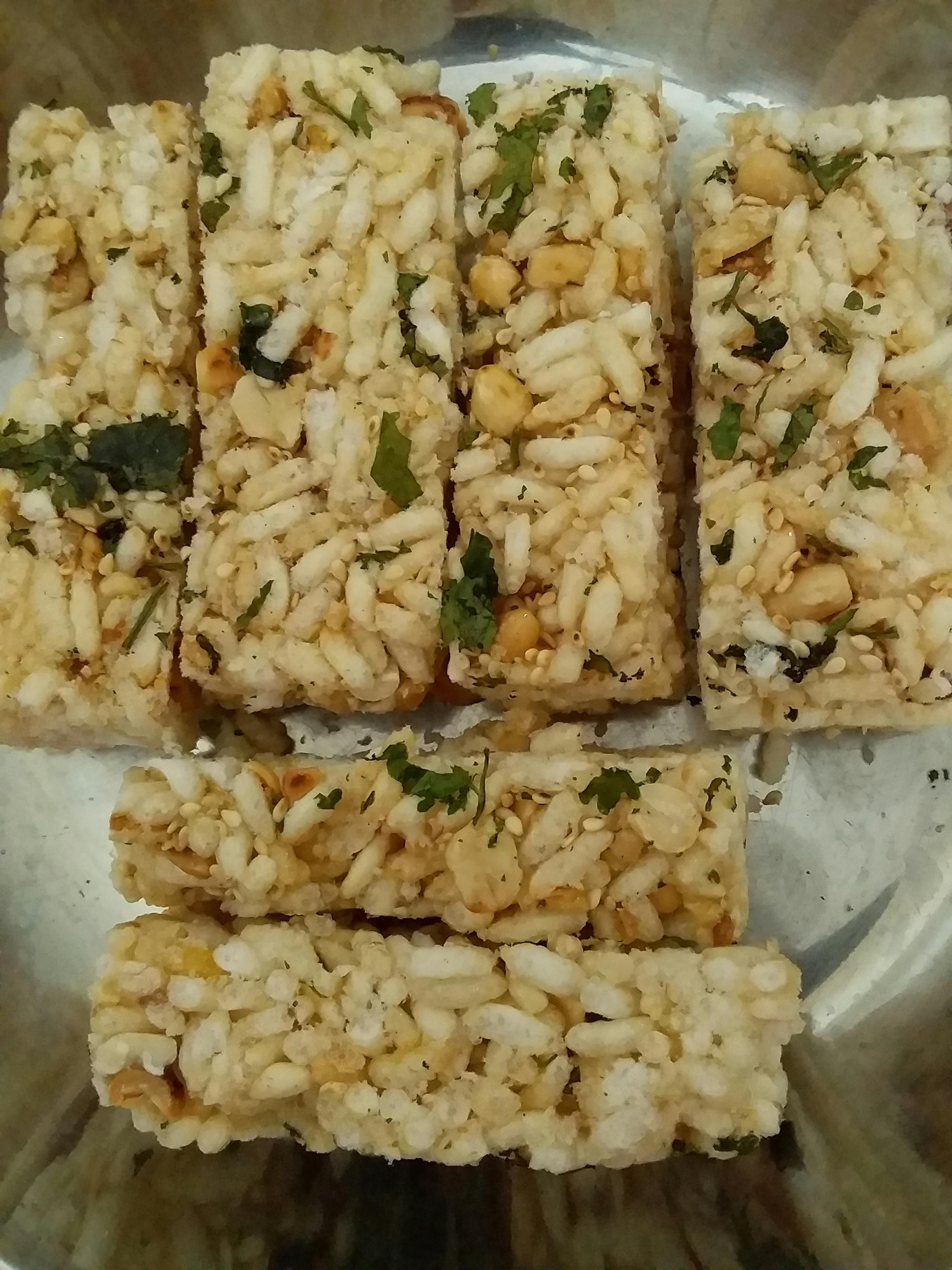 Free stock photo of rice biscuit with nuts