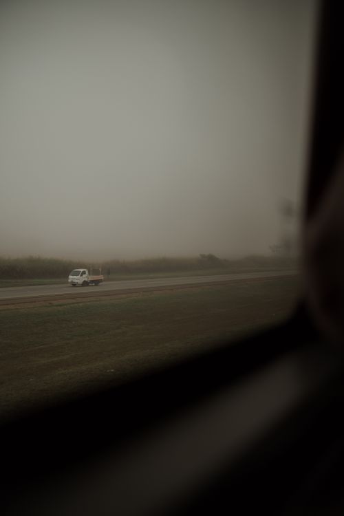 Free bus travel Stock Photo