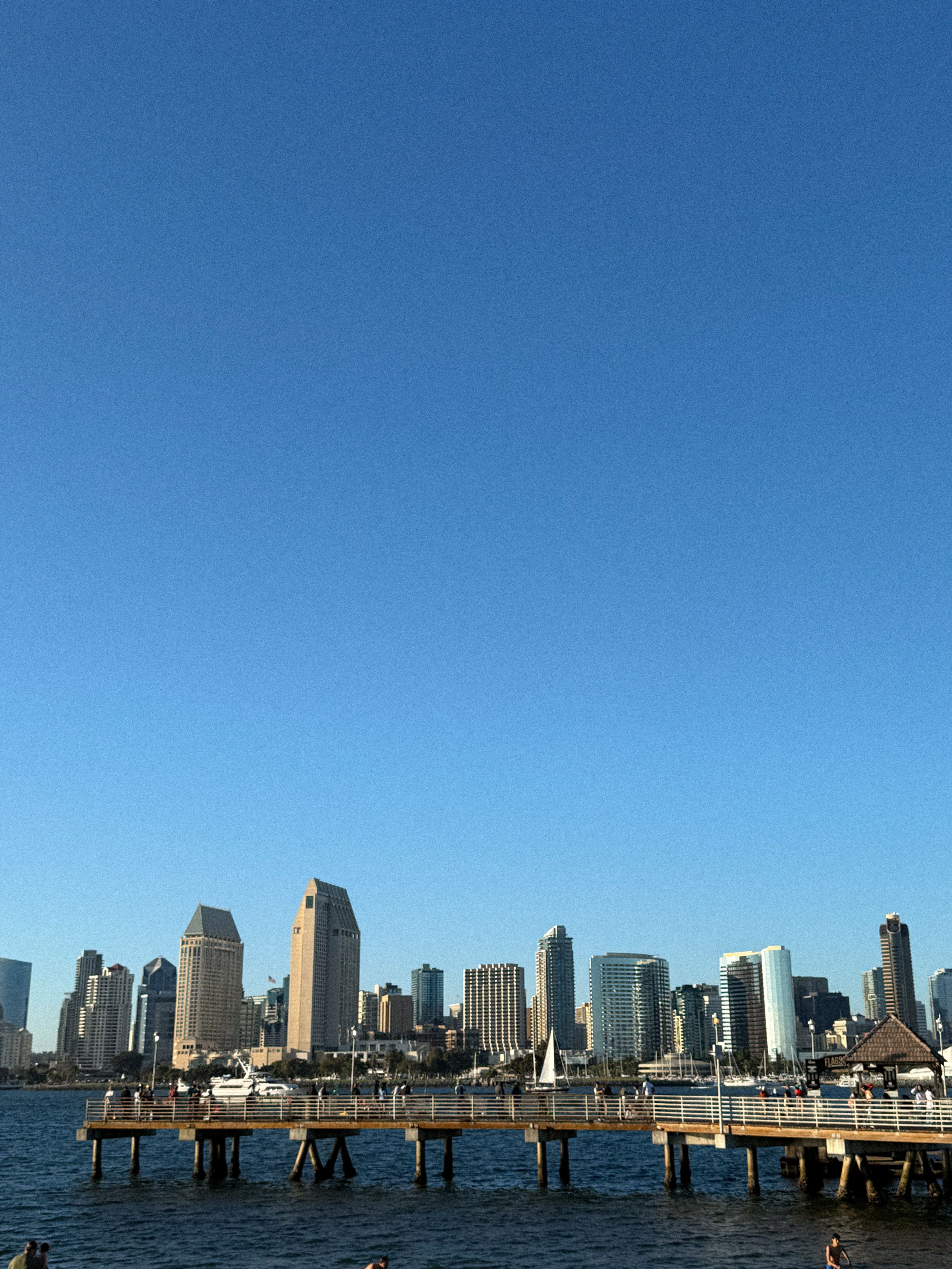 San Diego skyline at golden hour
