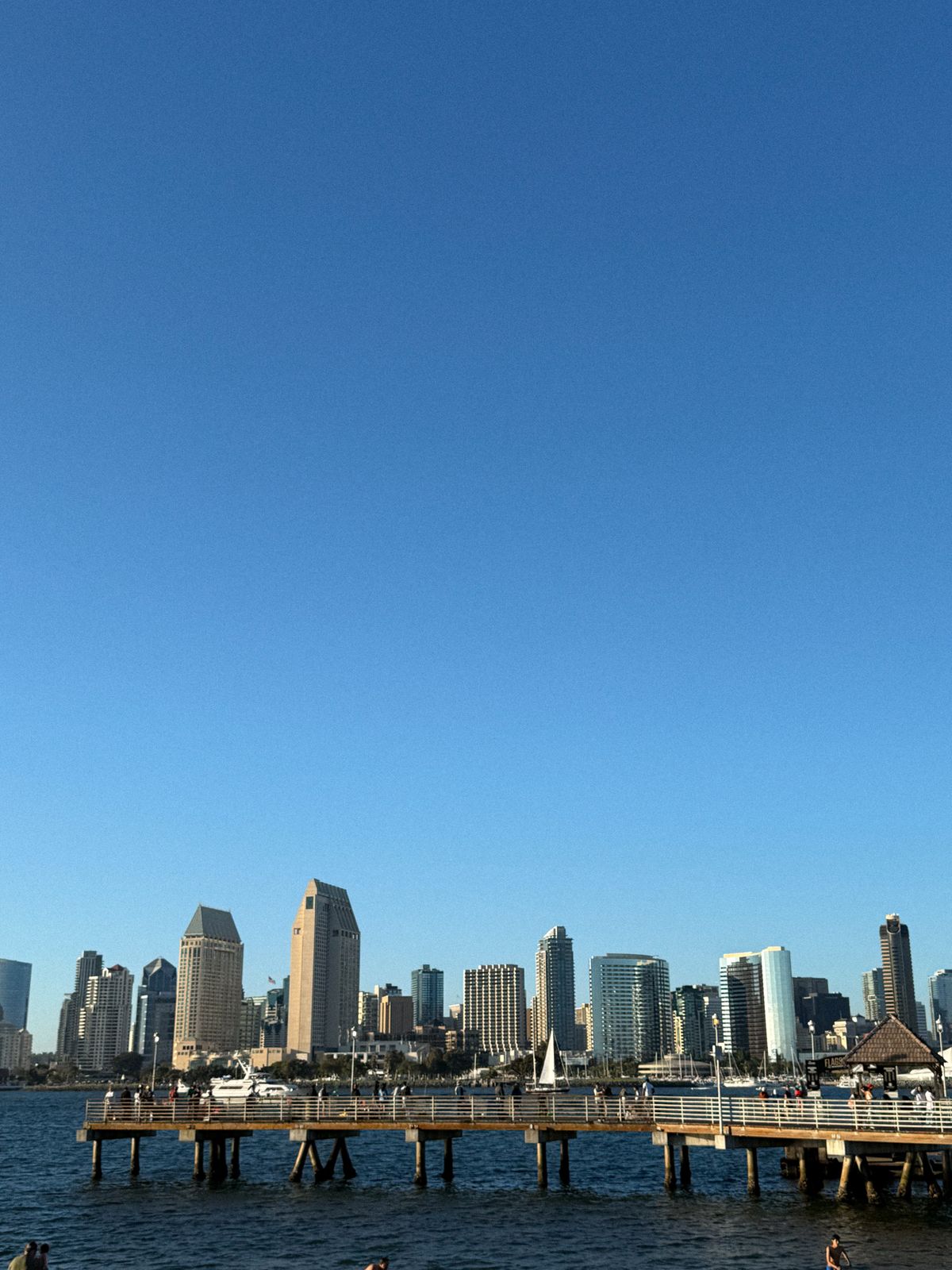San Diego skyline overlooking the waterfront