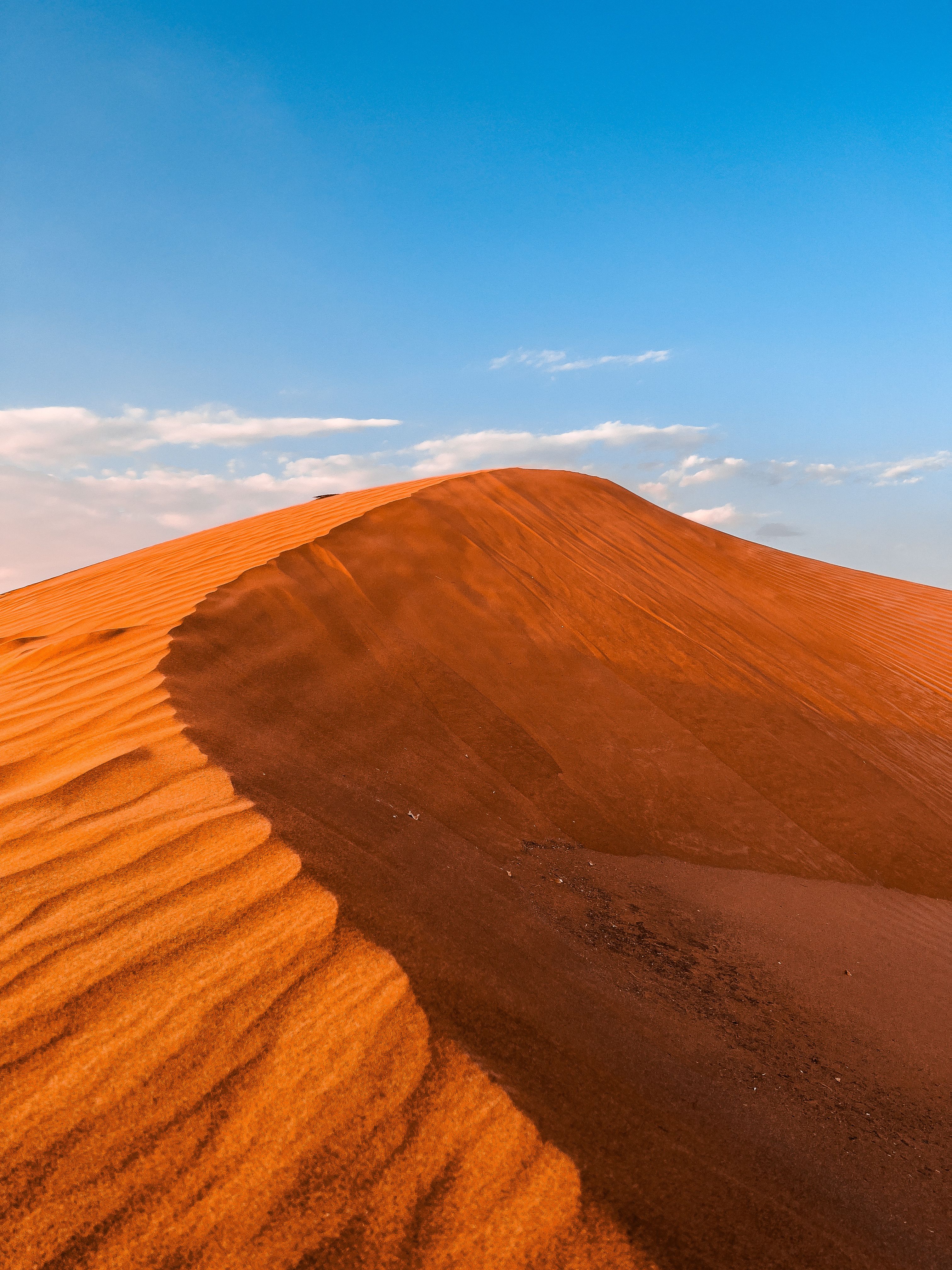 Golden Sand Dune in Sharjah Under Blue Sky · Free Stock Photo