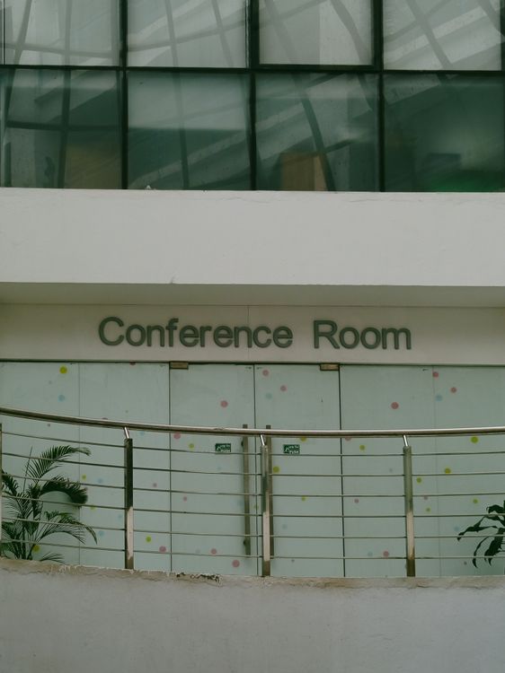 Conference Room Entry Modern Conference Room Entrance View · Free Stock Photo