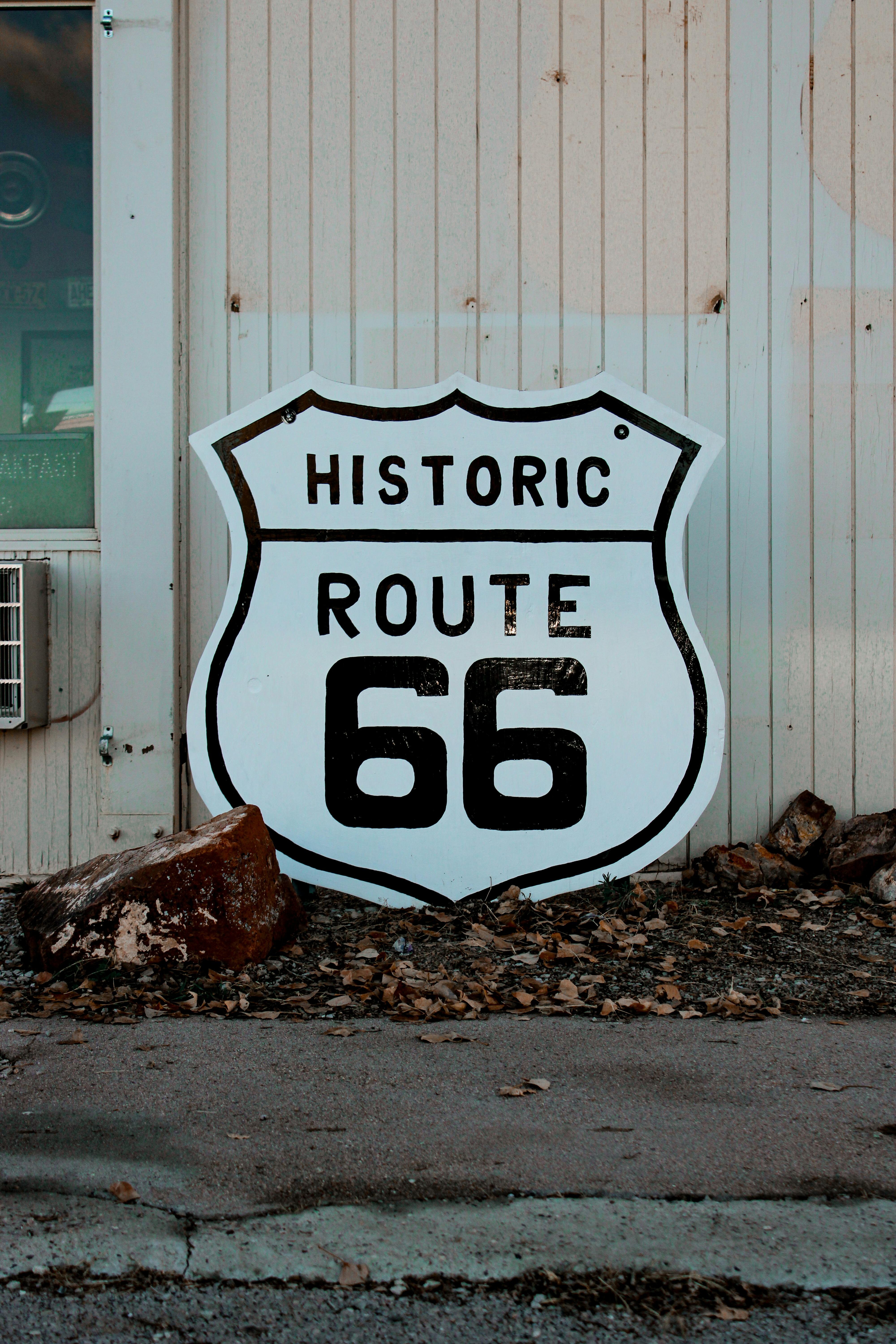 Historisch Route 66 bord Seligman Arizona