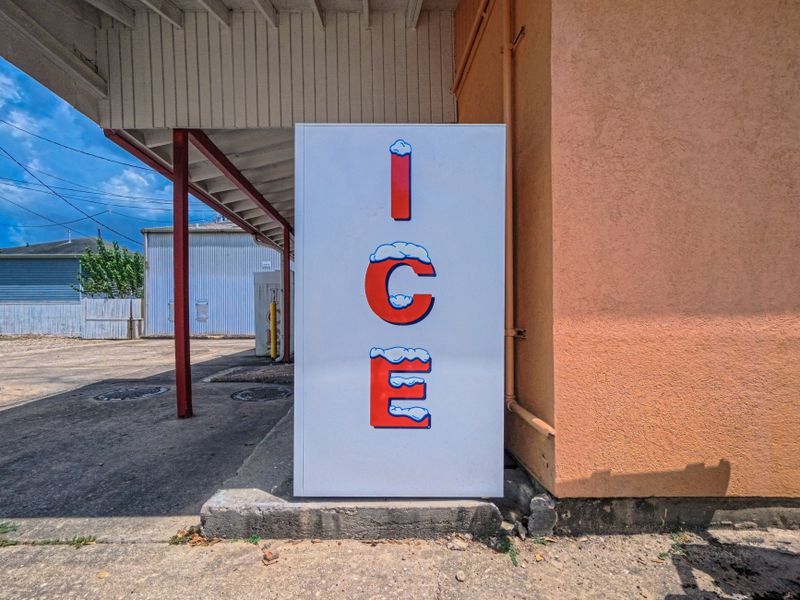 Commercial ice machine in a hospitality kitchen