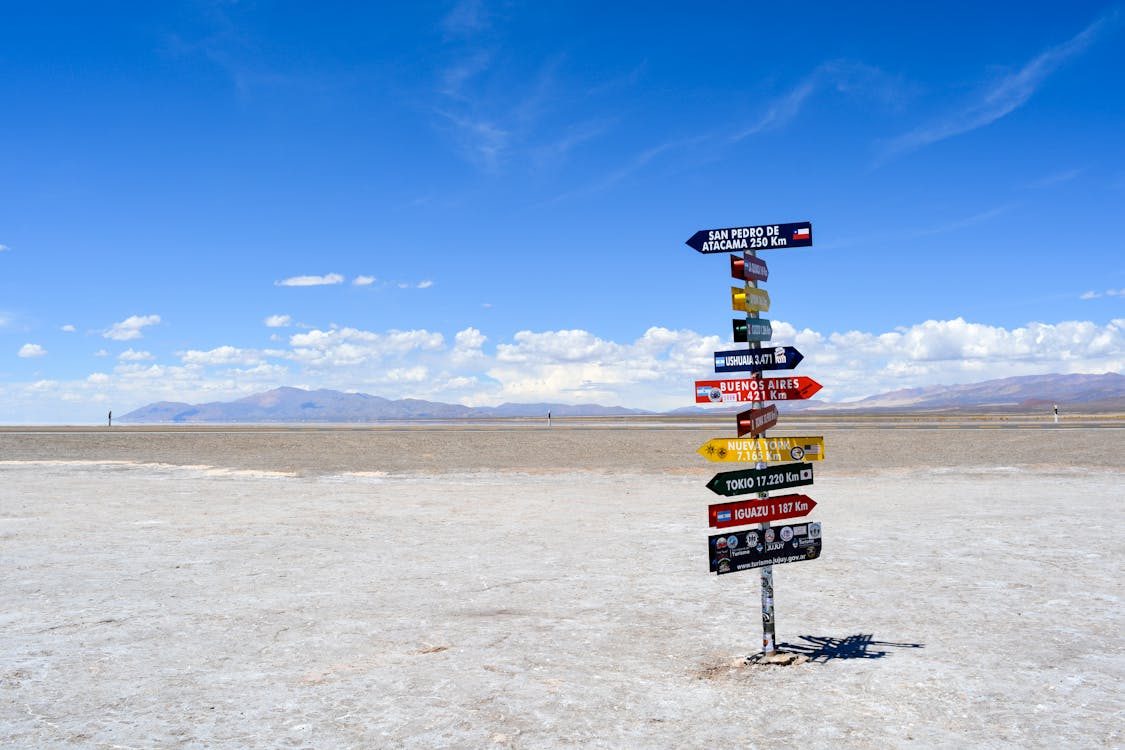 Free Multicolored Signage Stock Photo - Honeymoon Destinations in South America