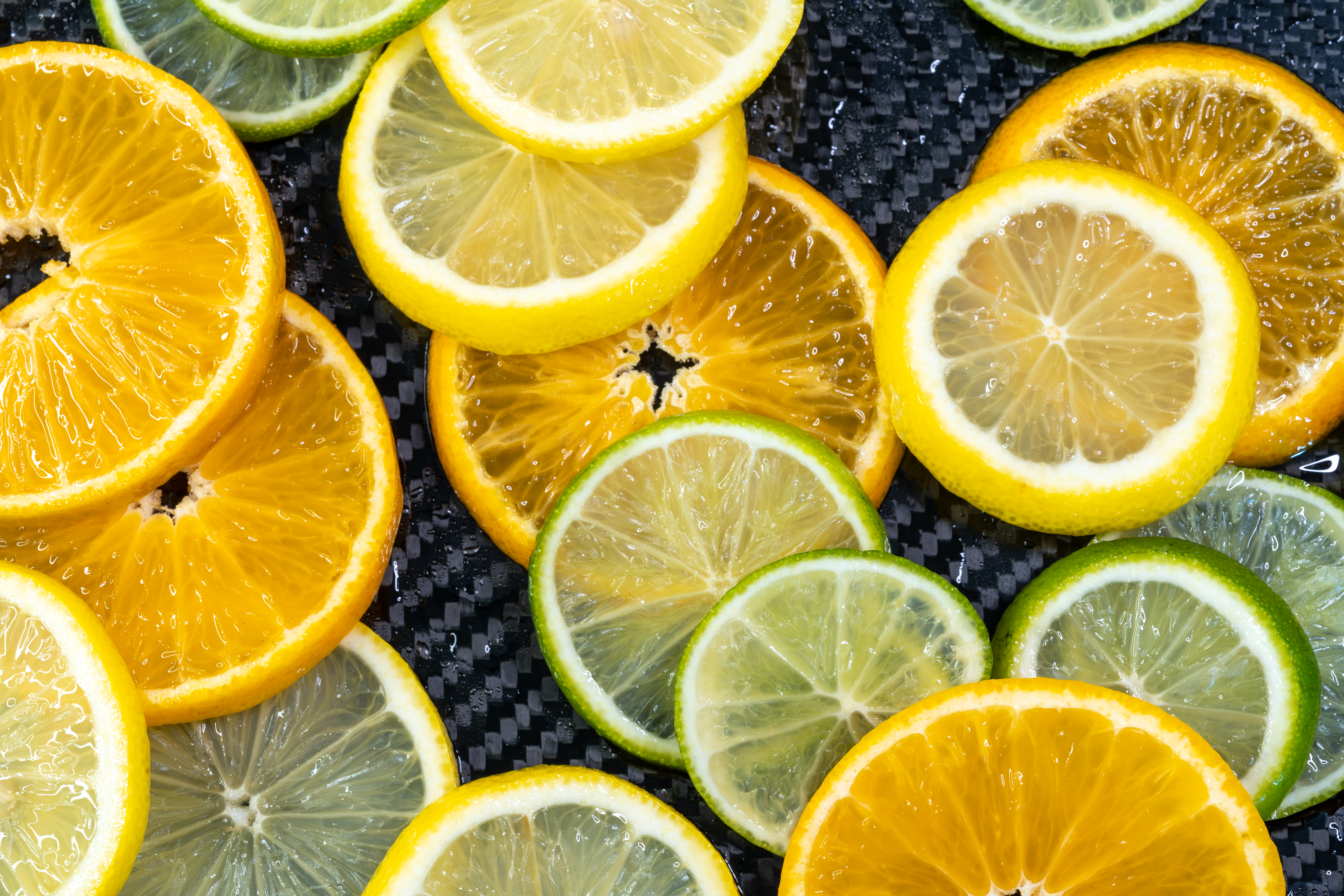 Colorful citrus slices showcasing freshness and health benefits, perfect for summer nutrition.