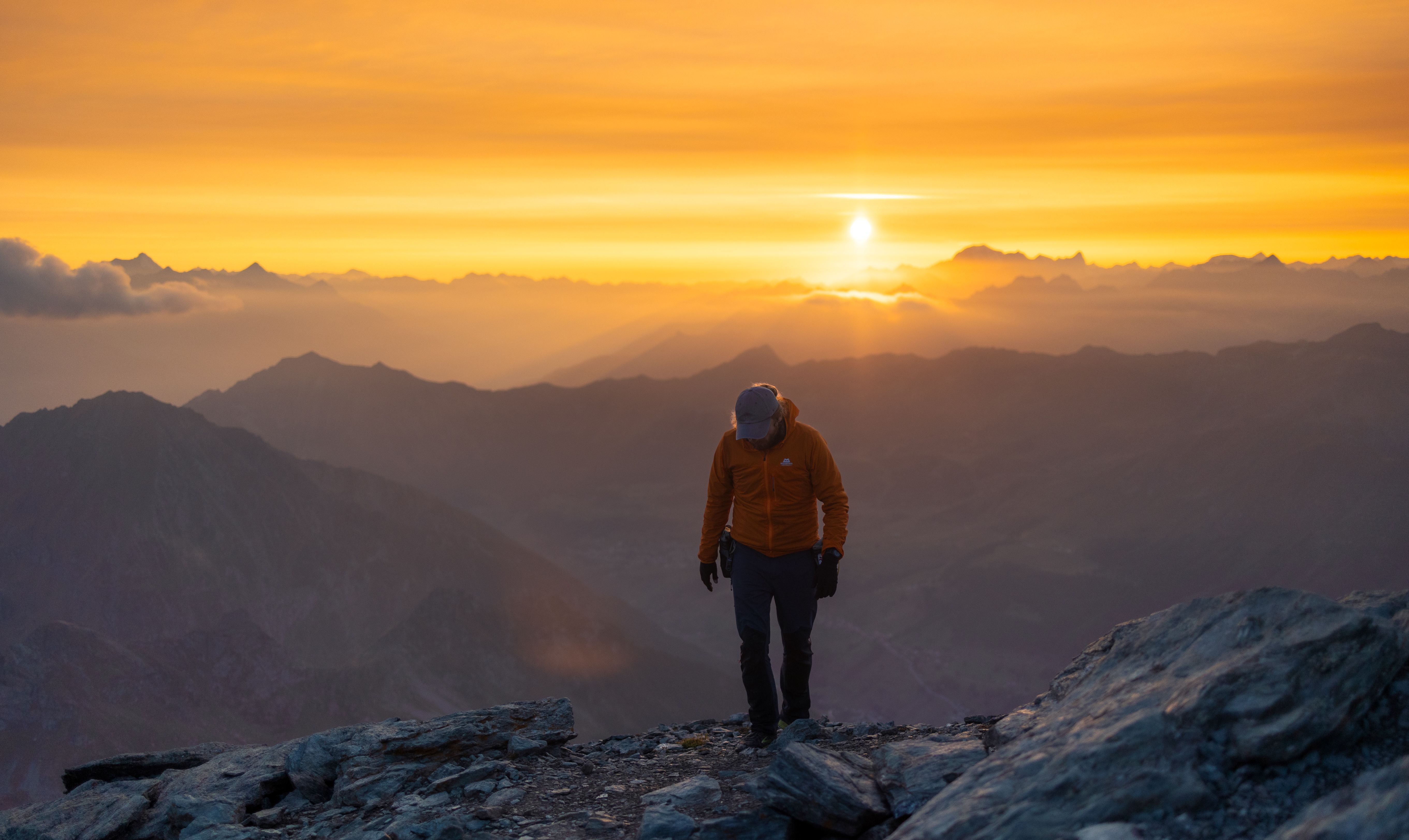 Sunset Hiking in Aosta Valley, Italy · Free Stock Photo