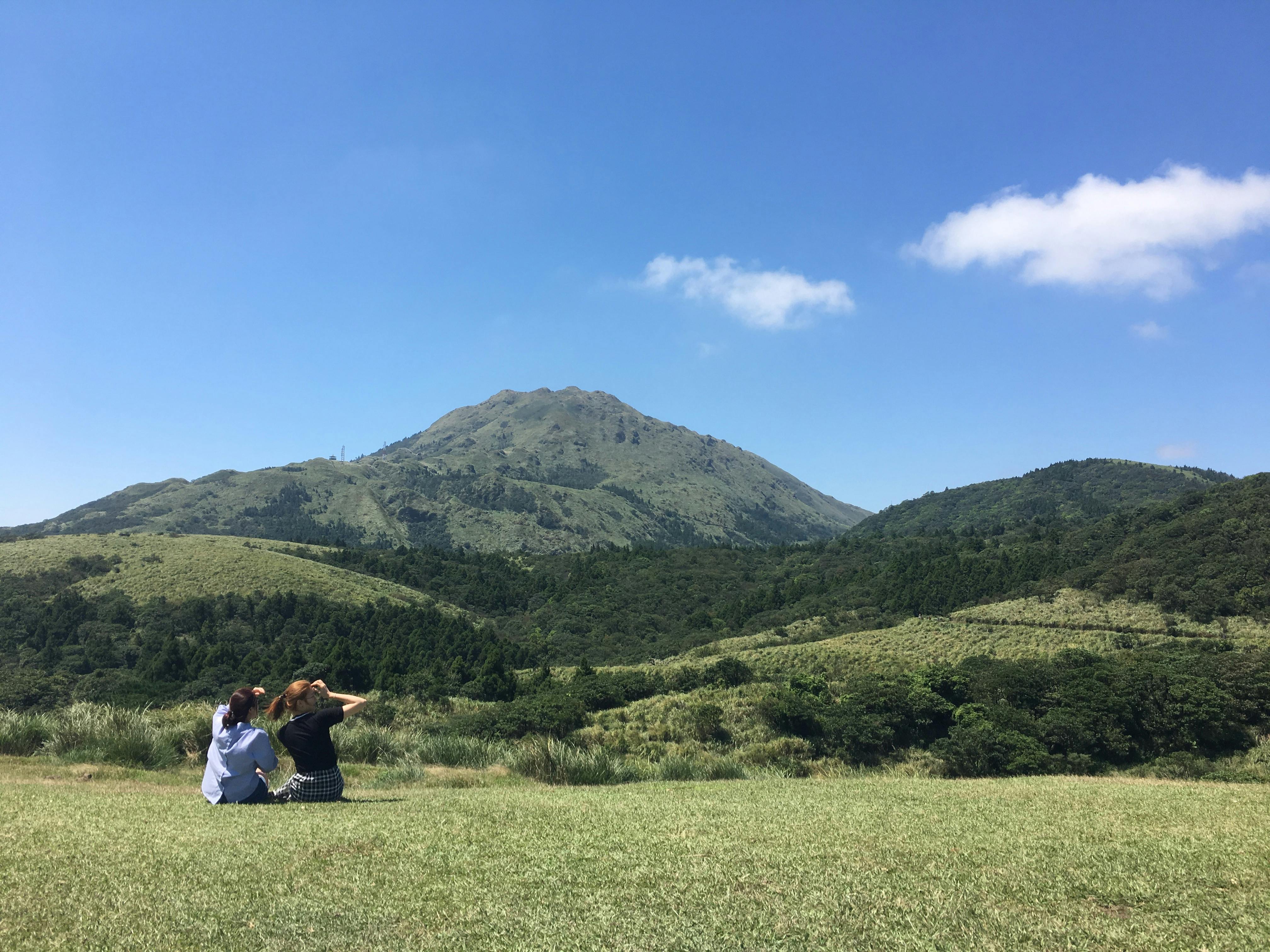 couple hiking in nature