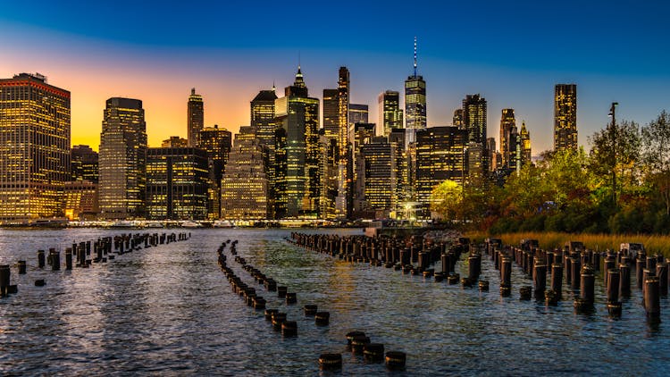 Buildings Near Body Of Water