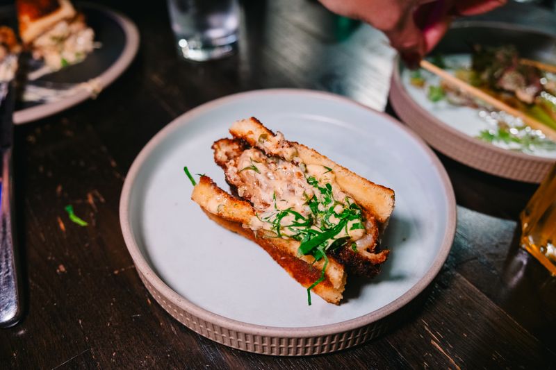 Salmon Cheese Steak with Small Shrimp from BEST IN TOWN PIZZA in Philadelphia