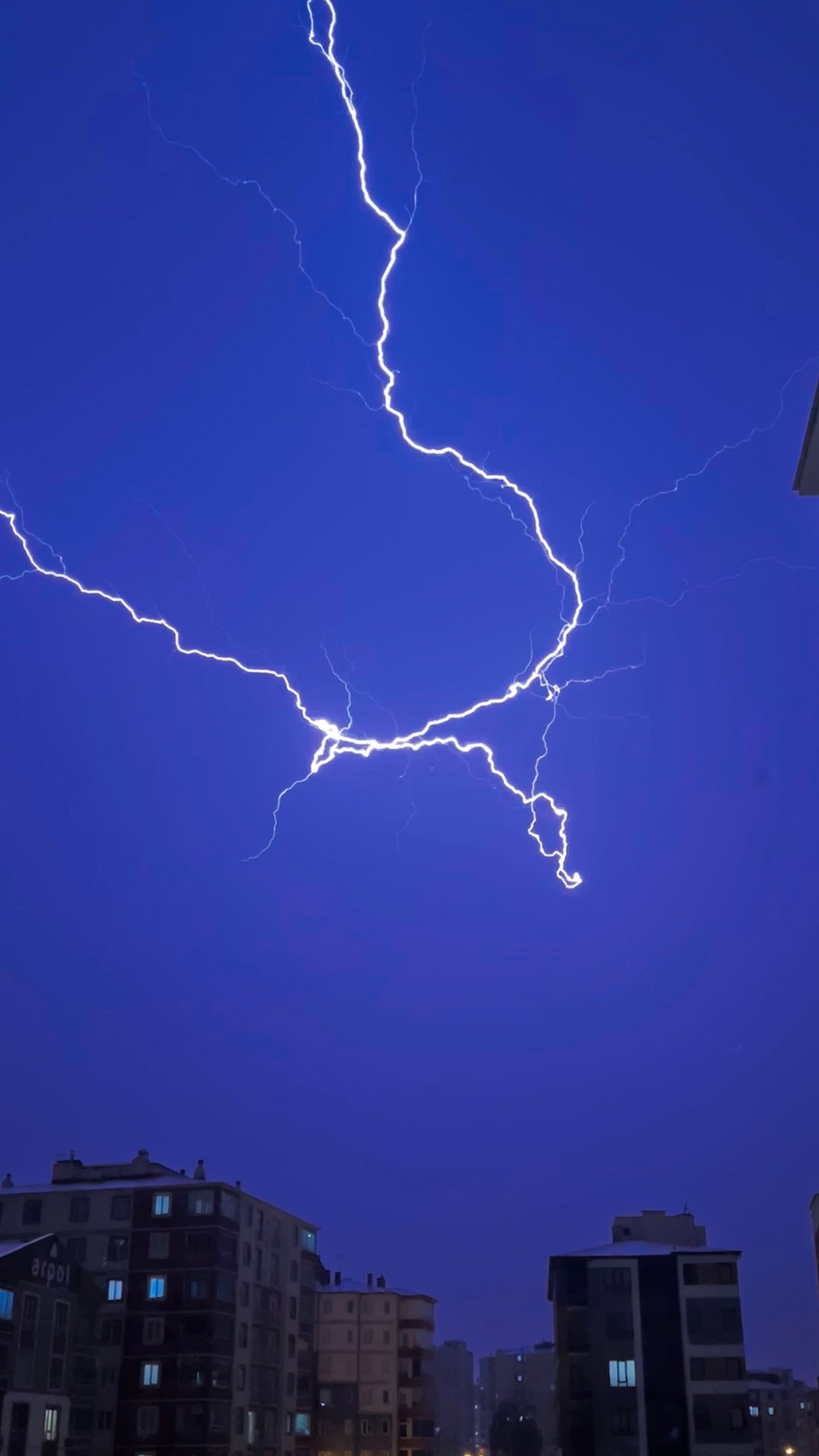 Dramatic Lightning Storm in Night Sky · Free Stock Photo
