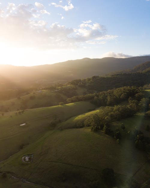 Free stock photo of fields, green mountains, mountain